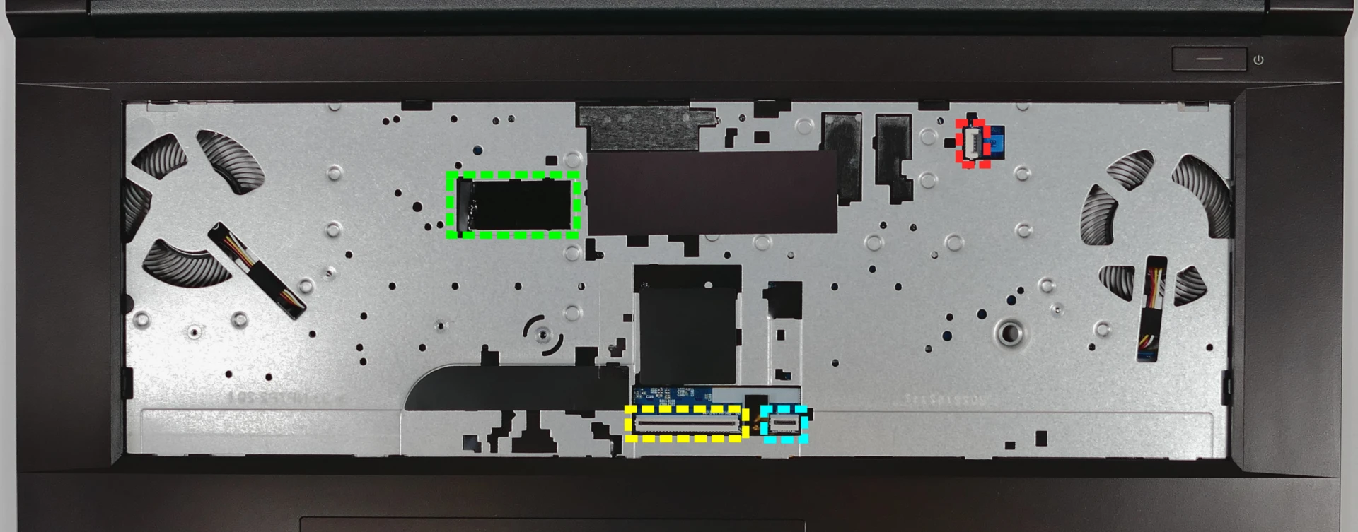 Under-Keyboard Connectors