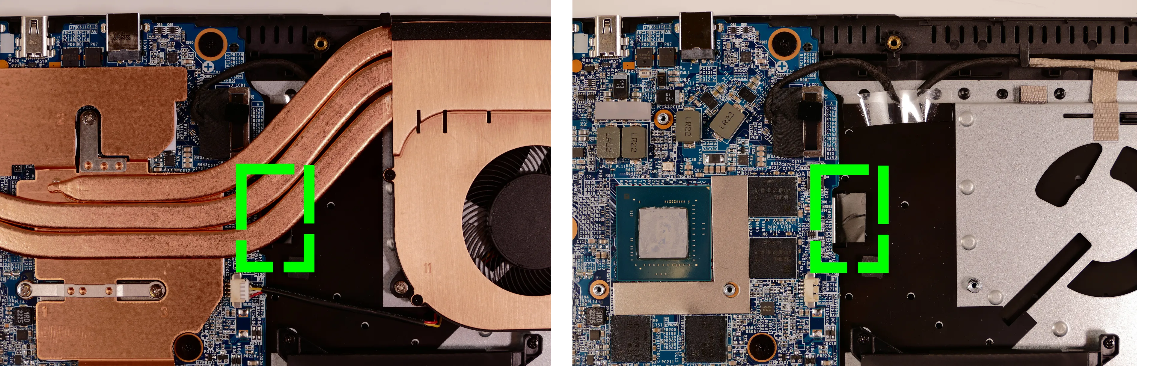 Keyboard adhesive strip location