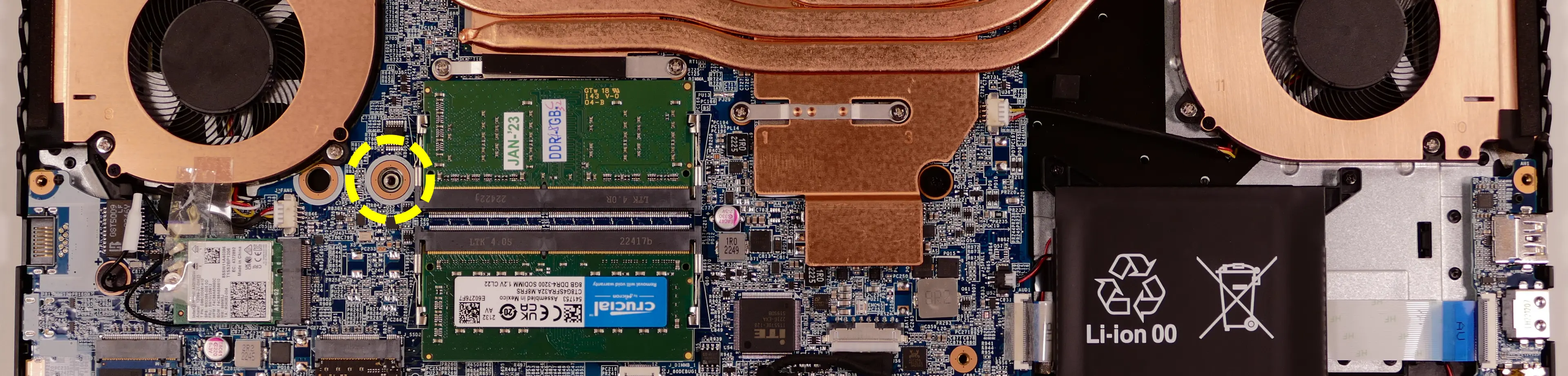 Keyboard push point location