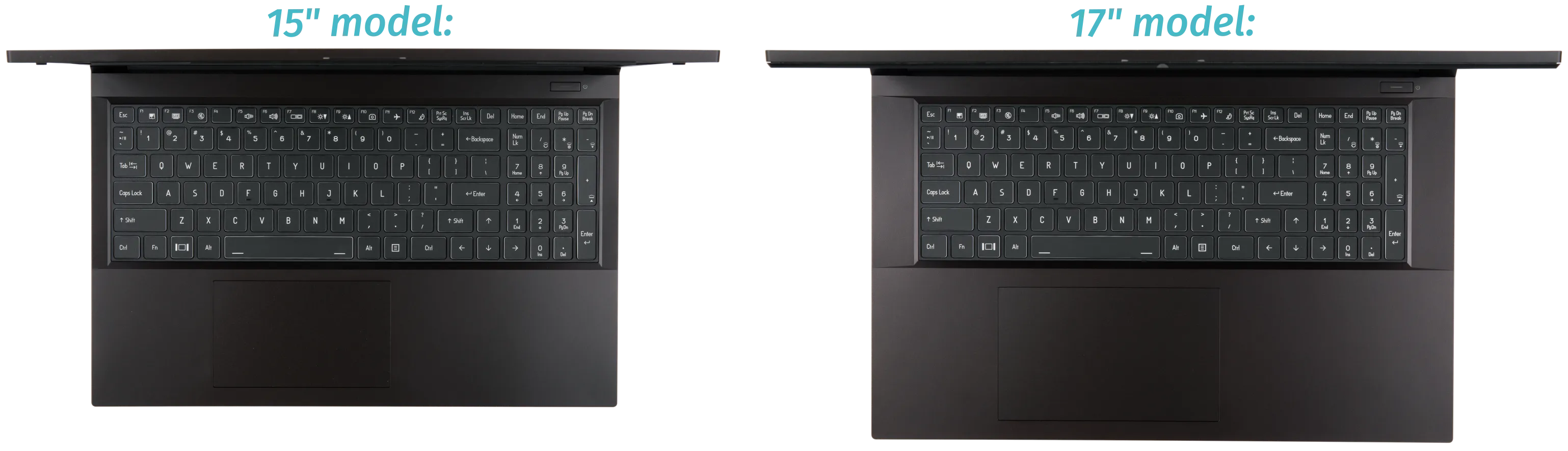 Keyboard & Touchpad