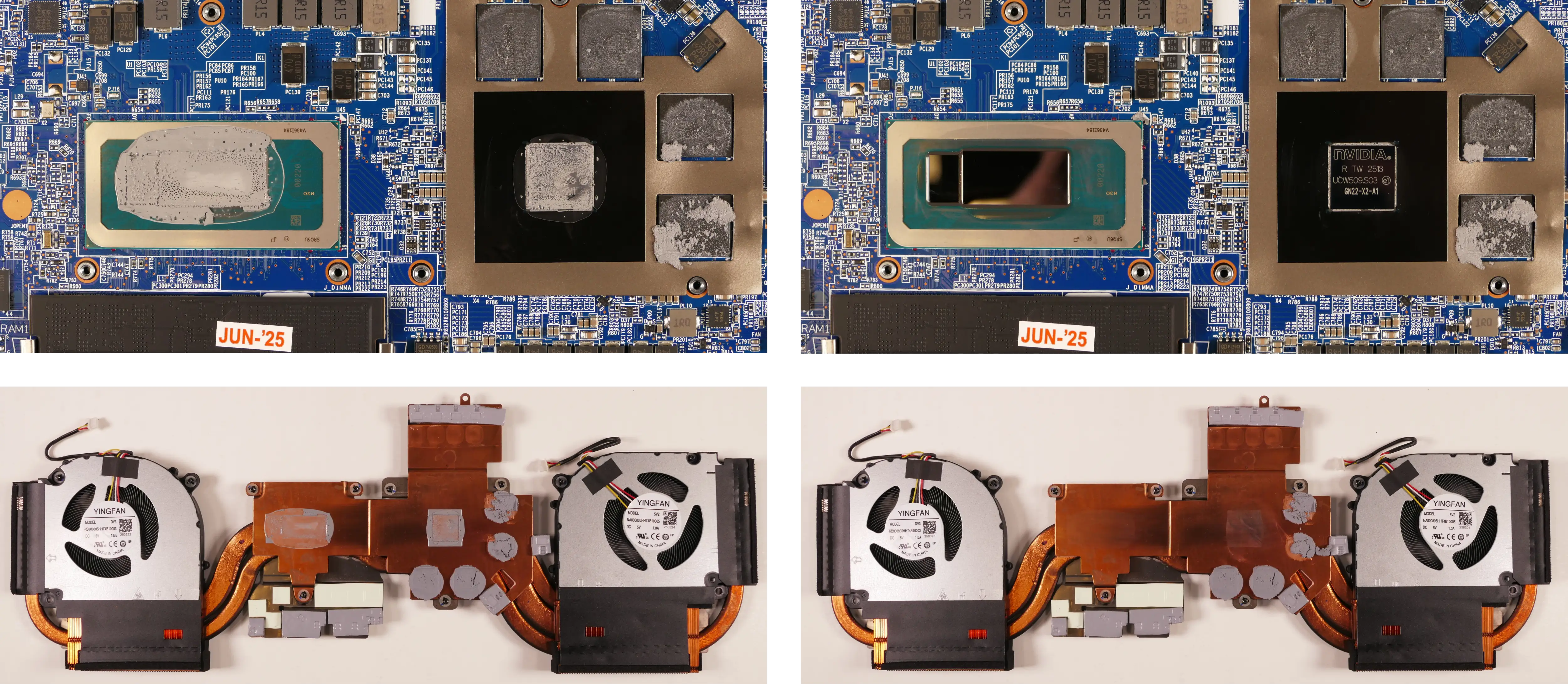 Thermal paste removal