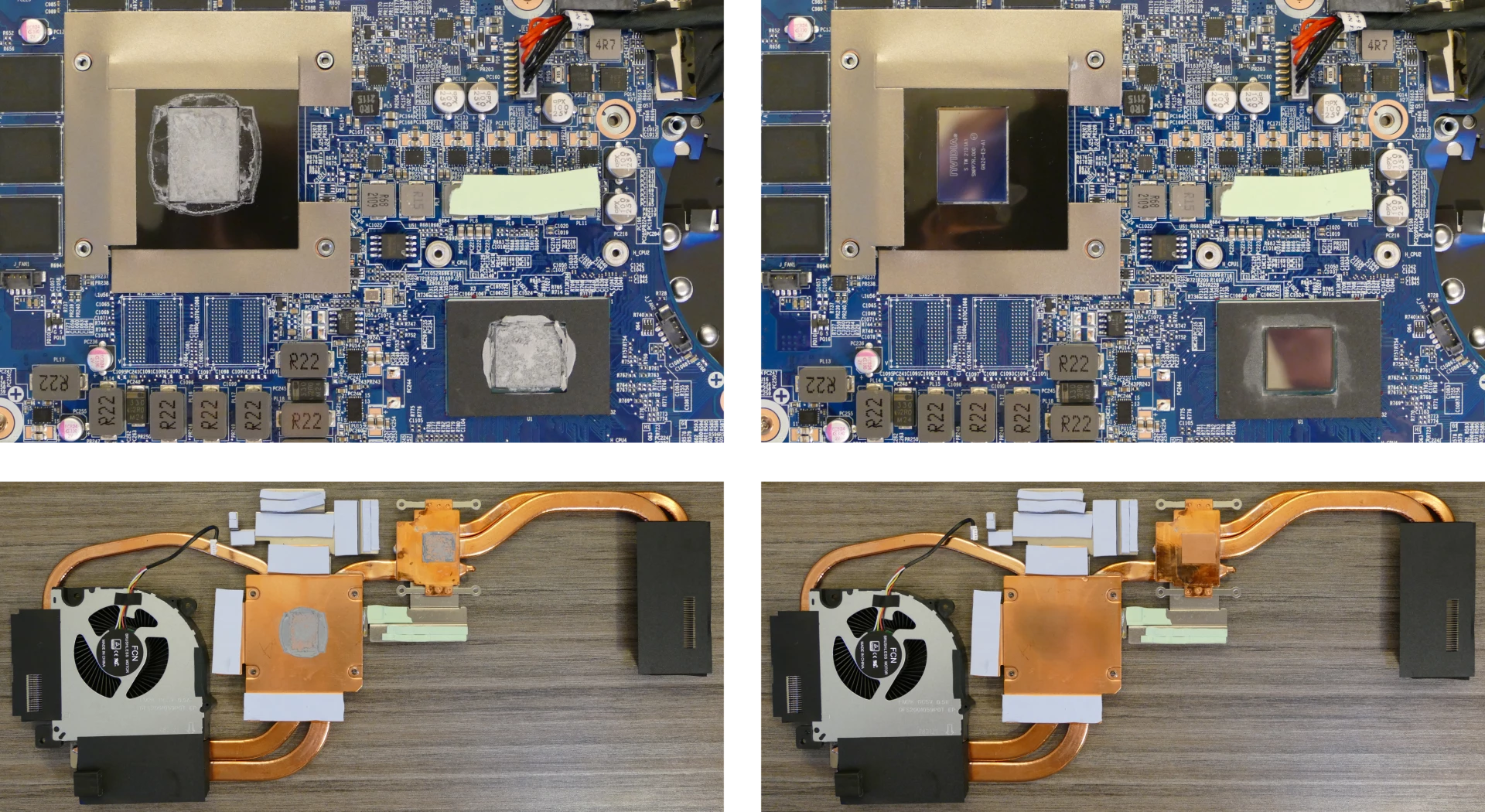 Thermal paste removal
