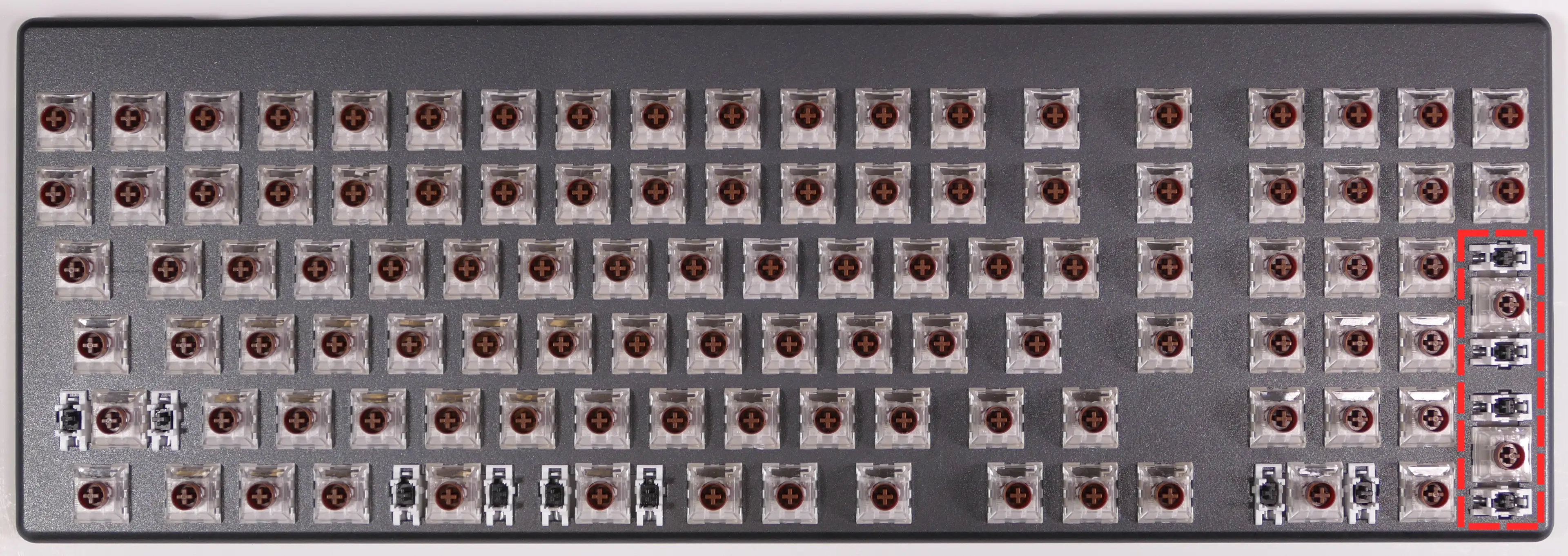 Switches installed in chassis