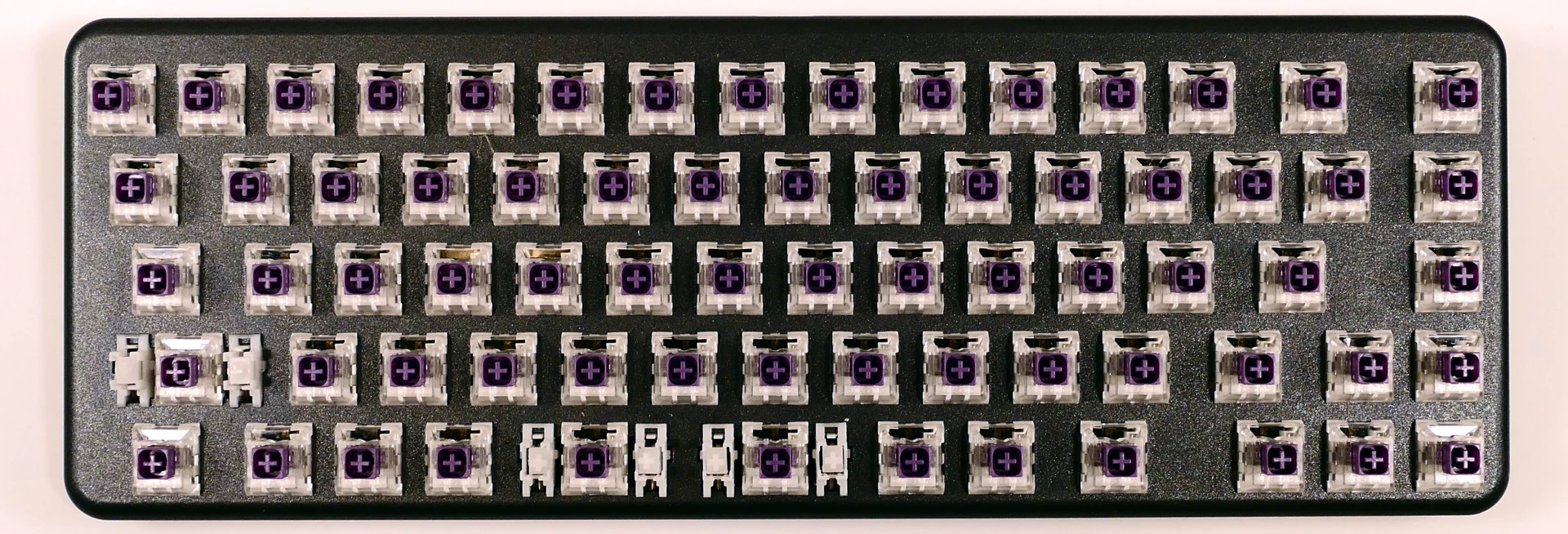 Launch Lite with all keycaps removed