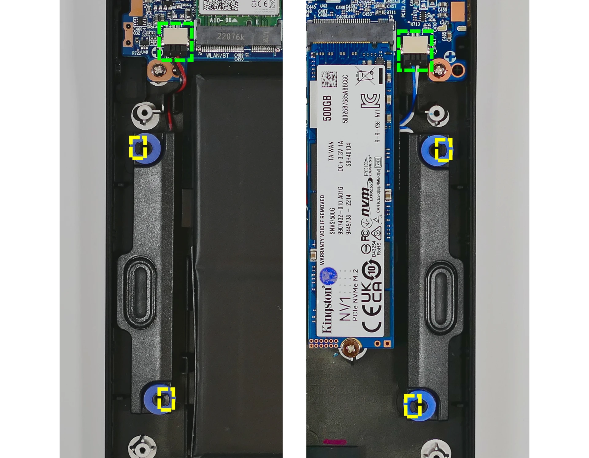 Speaker wires and tabs