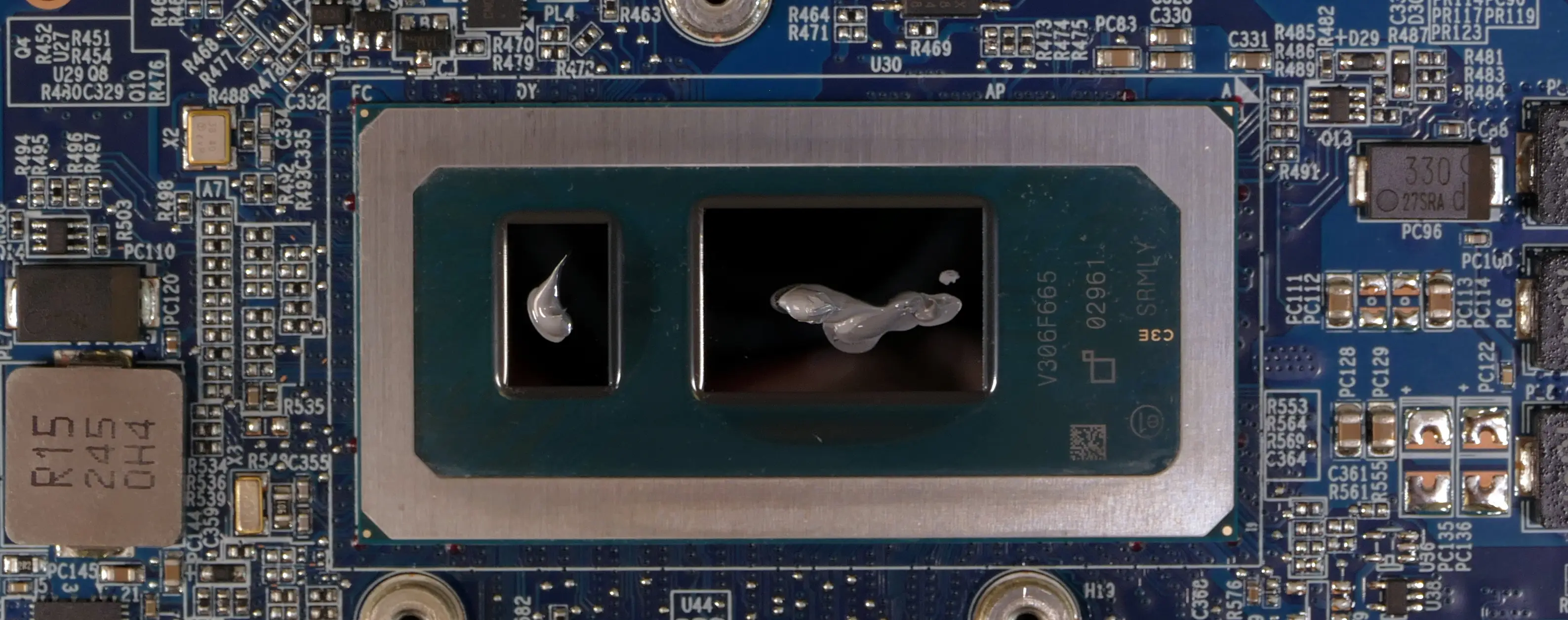 Thermal paste application