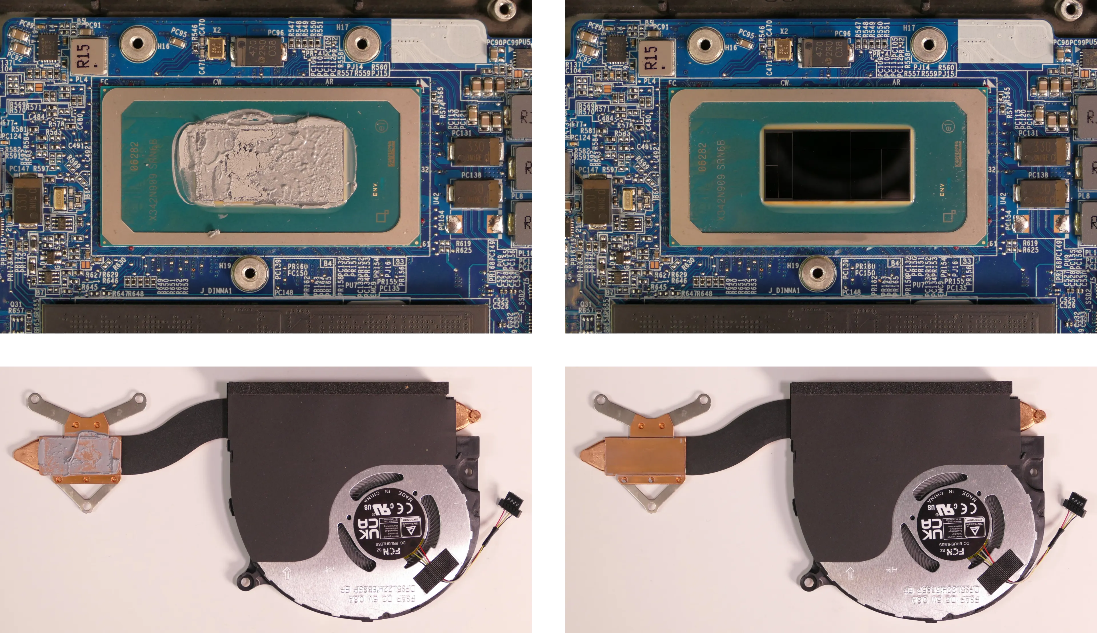 Thermal paste removal