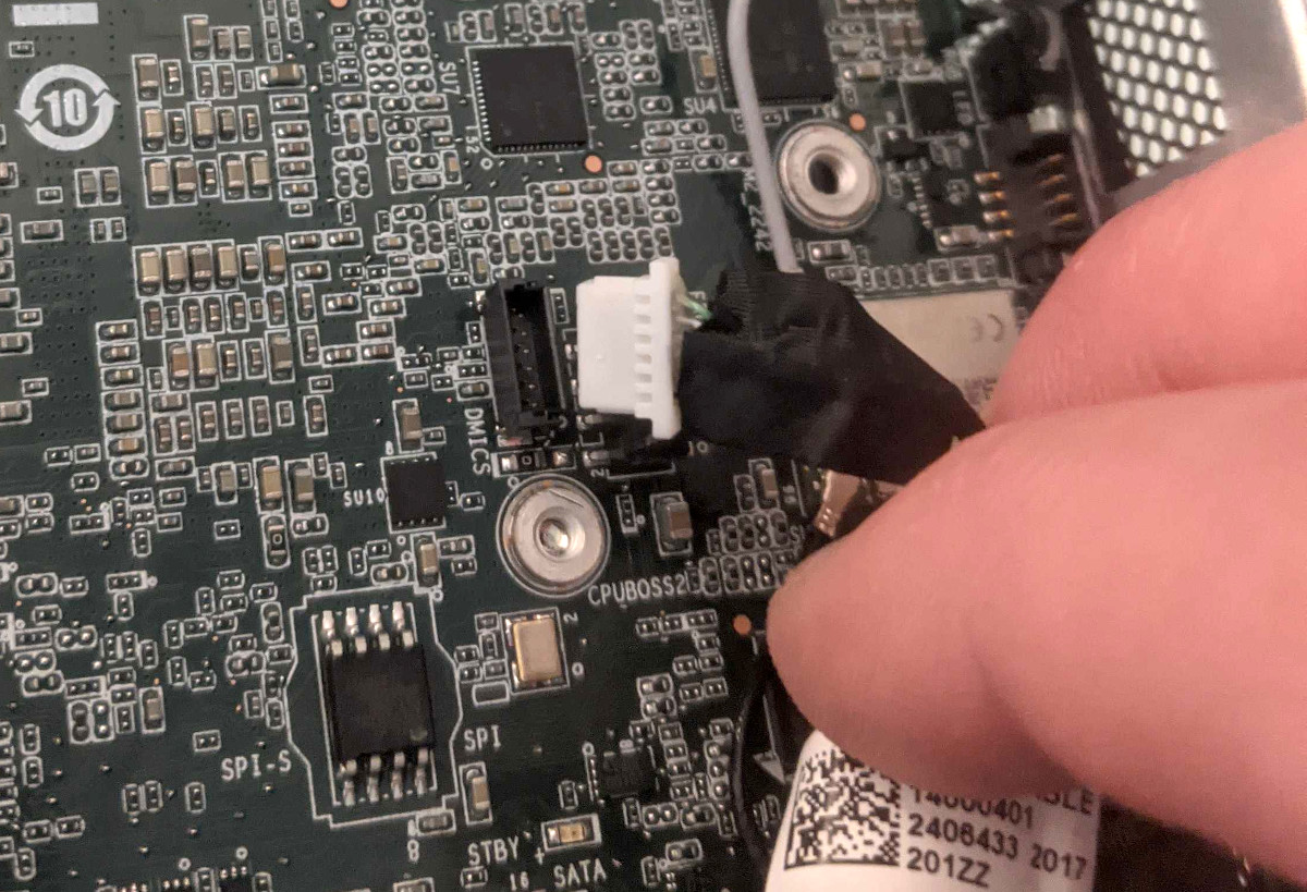 Front microphone connector