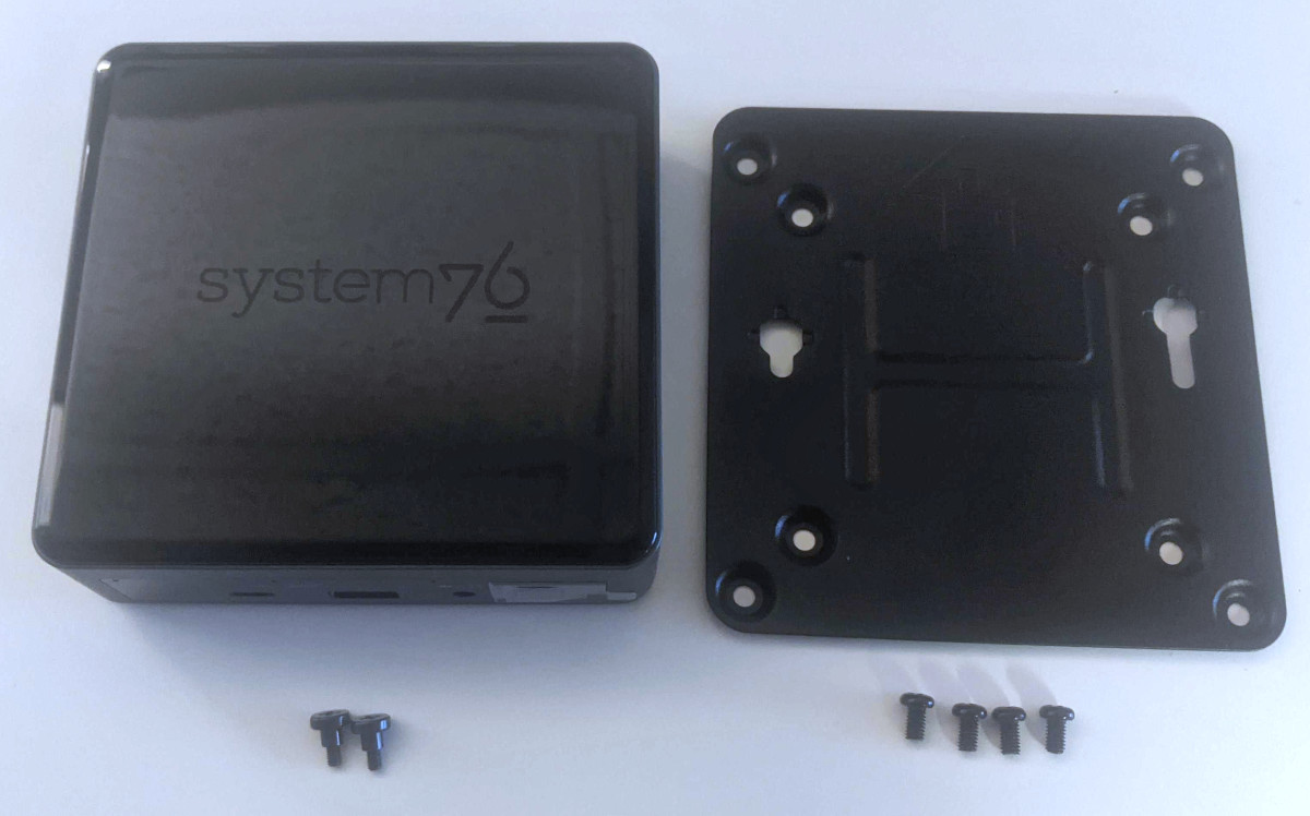 VESA mount and screws