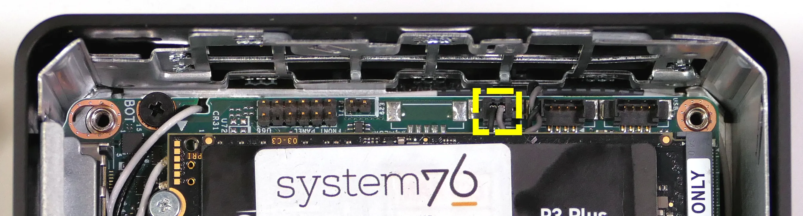 CMOS battery connector