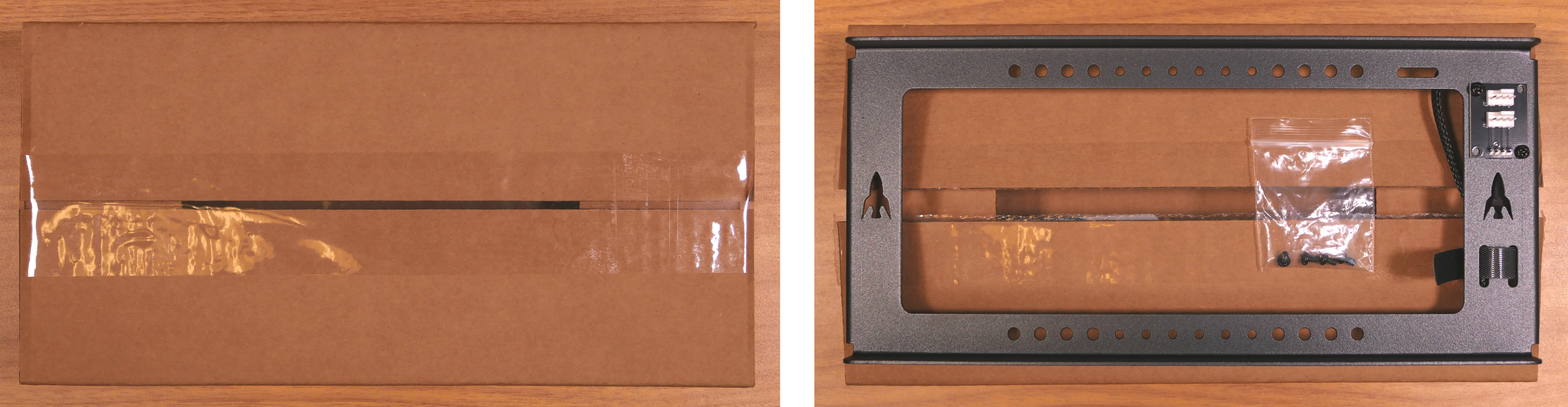 Side fan bracket unboxing