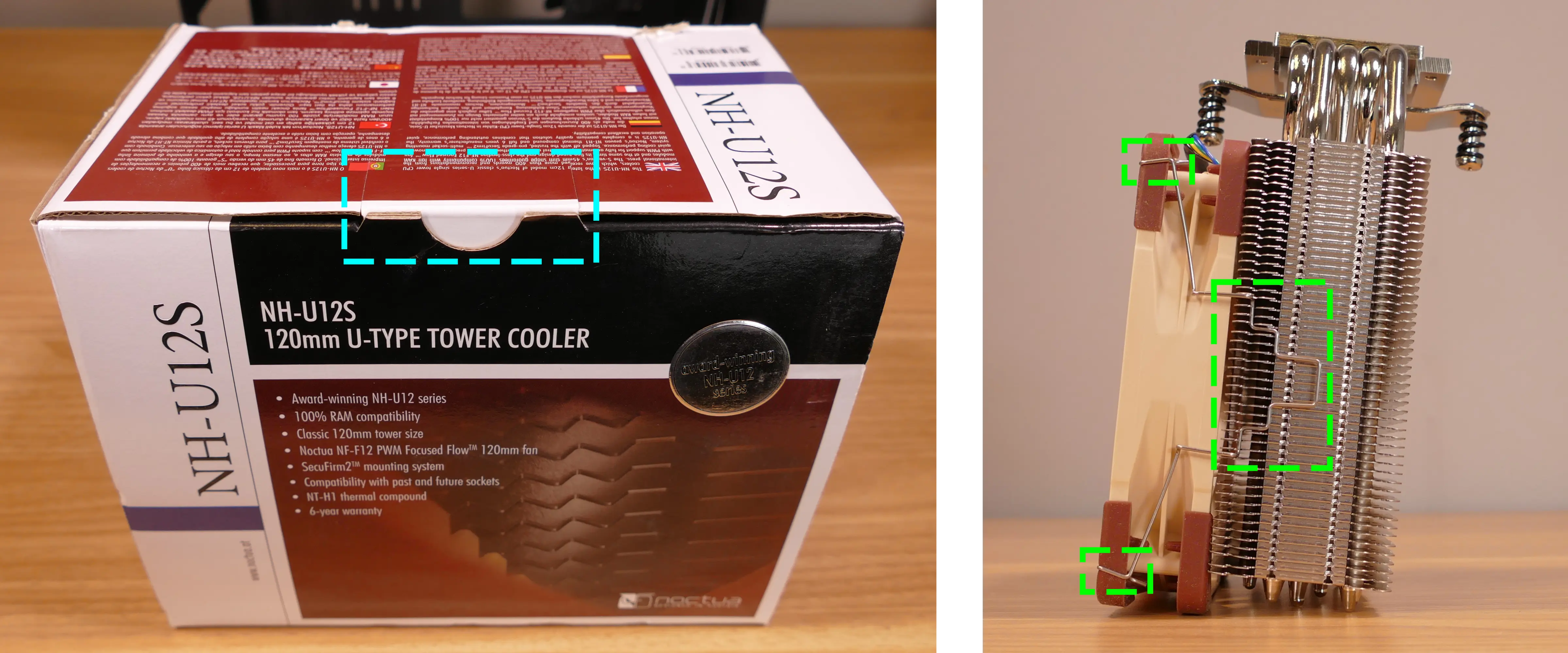 Noctua NH-U12S unboxing