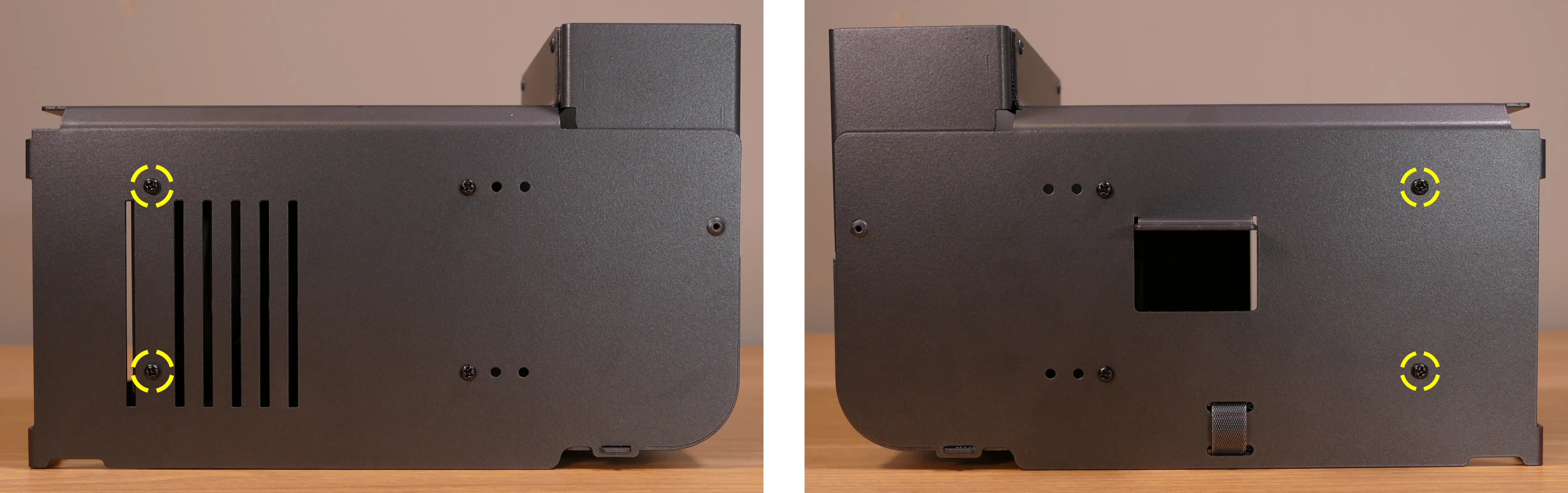 CPU duct back fan bracket