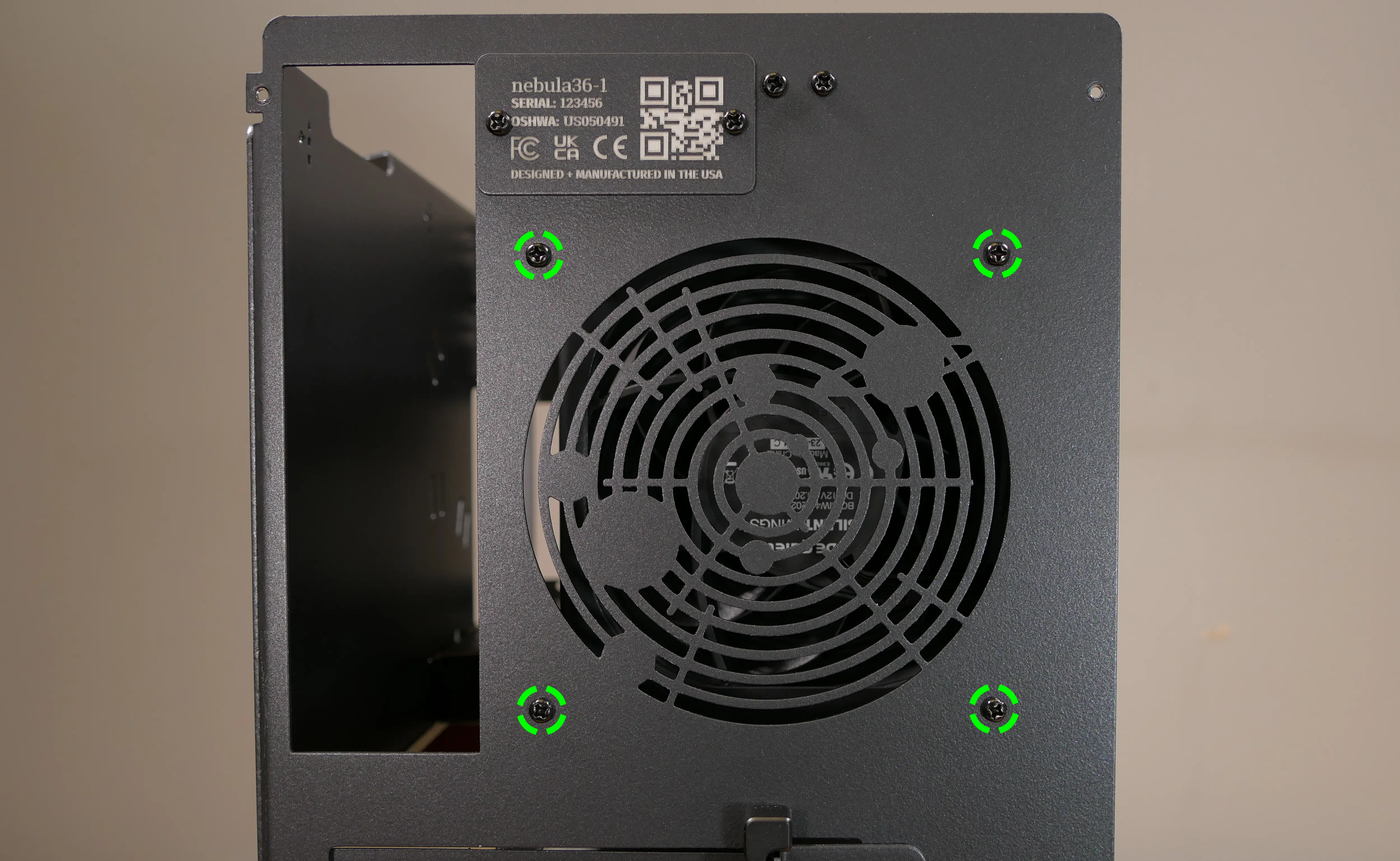 CPU duct back screws