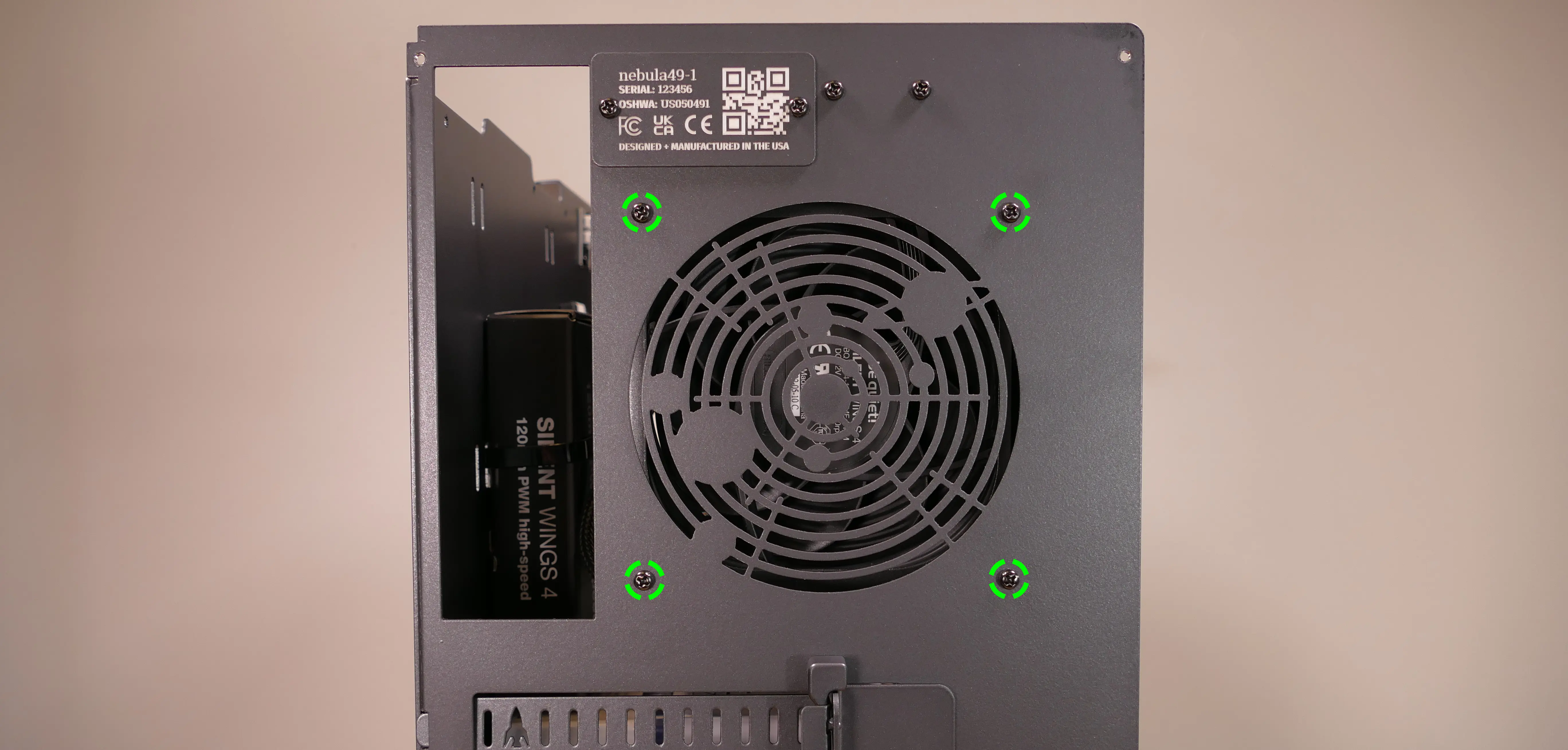 CPU duct back screws