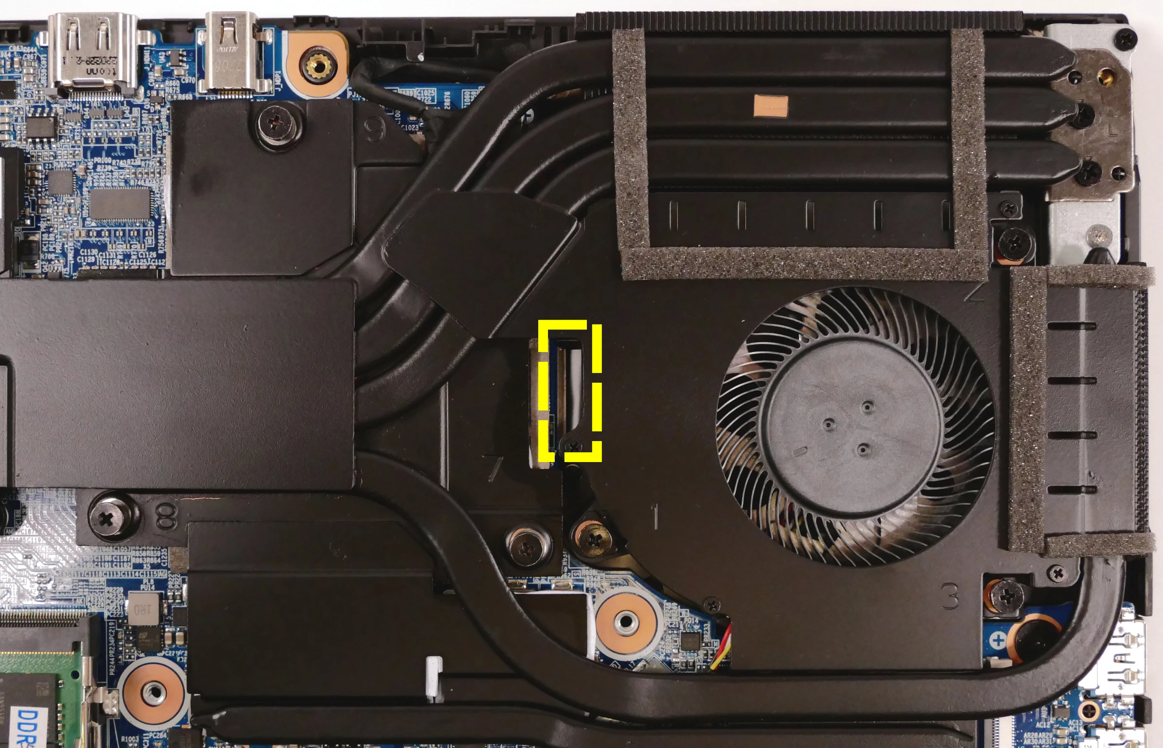 Keyboard adhesive access point