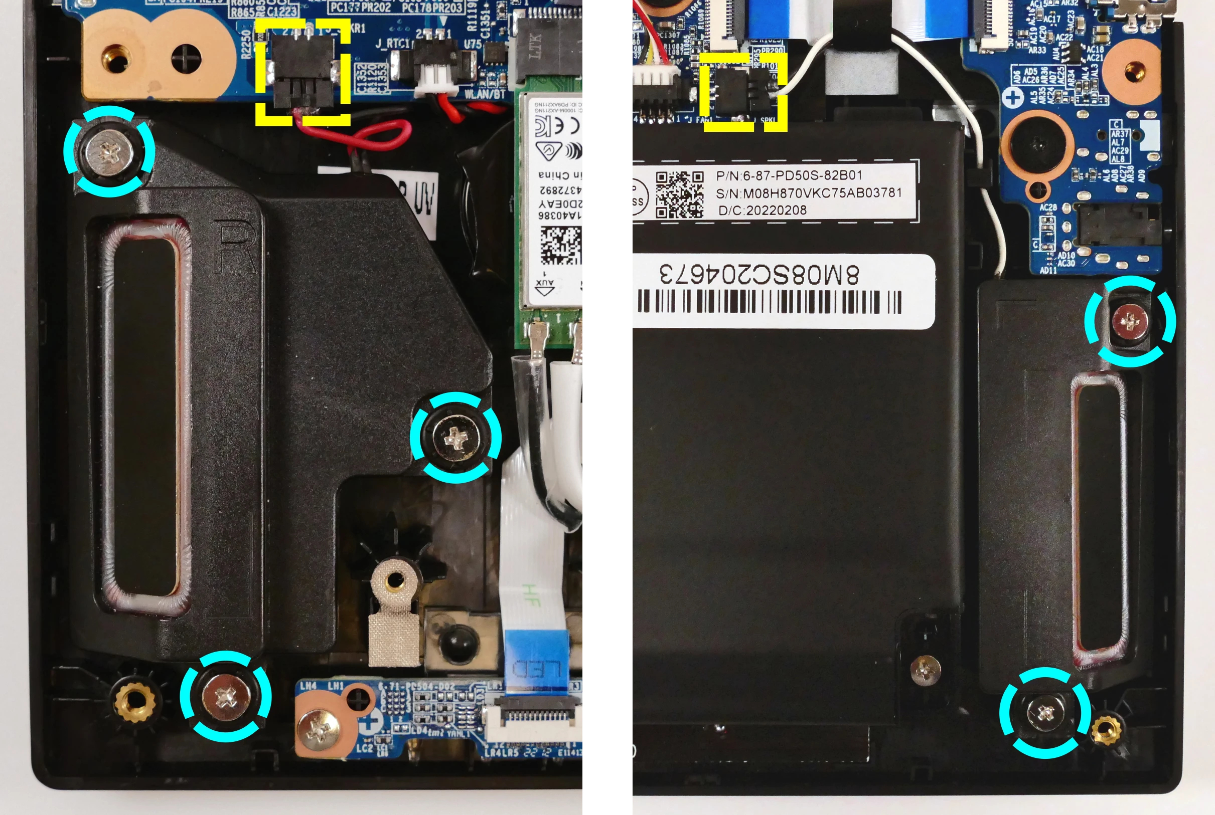 Speaker screws and connectors