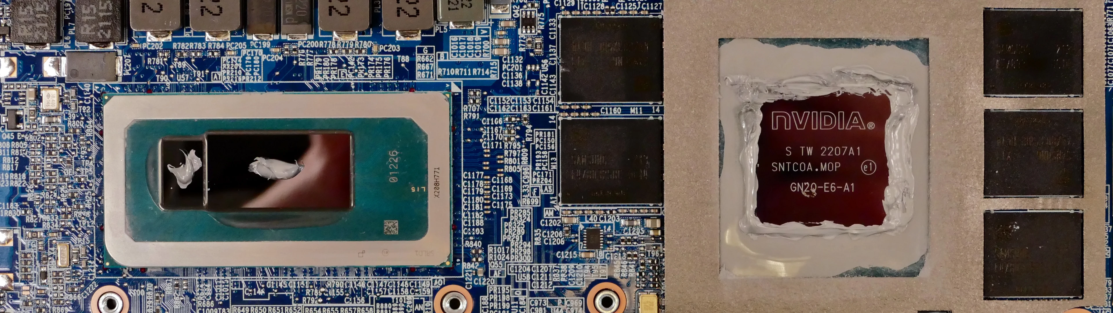 Thermal paste application