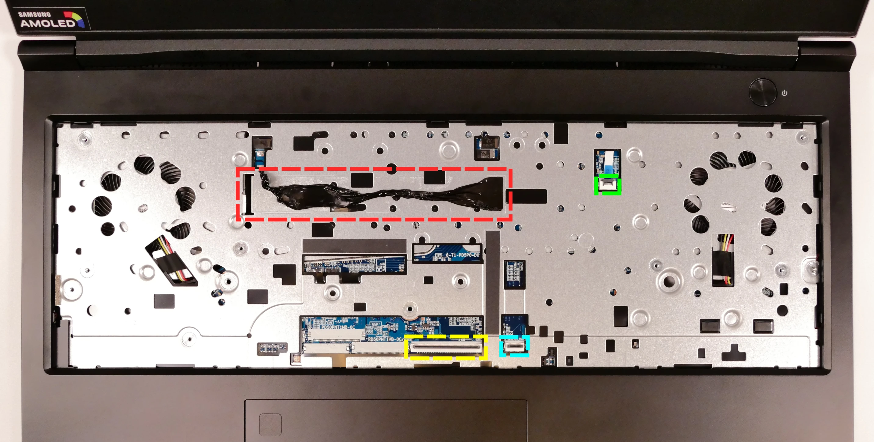Under-Keyboard Connectors