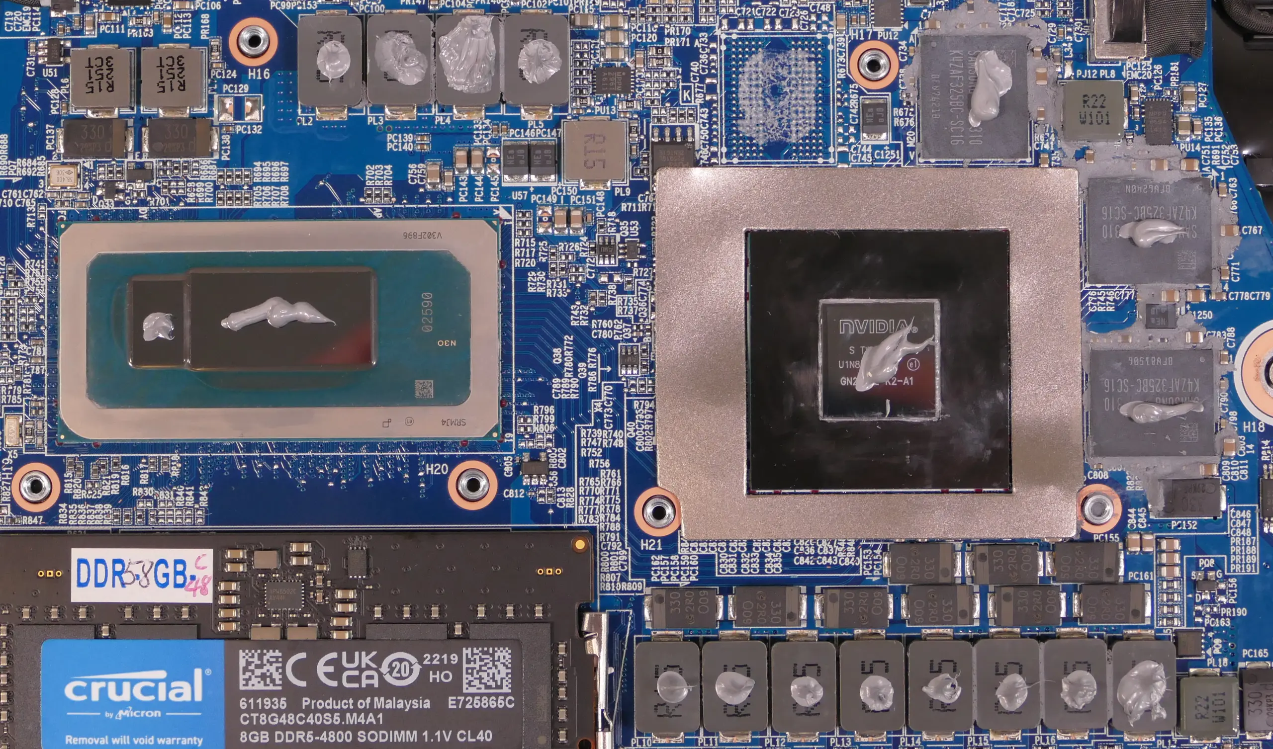 Thermal paste application