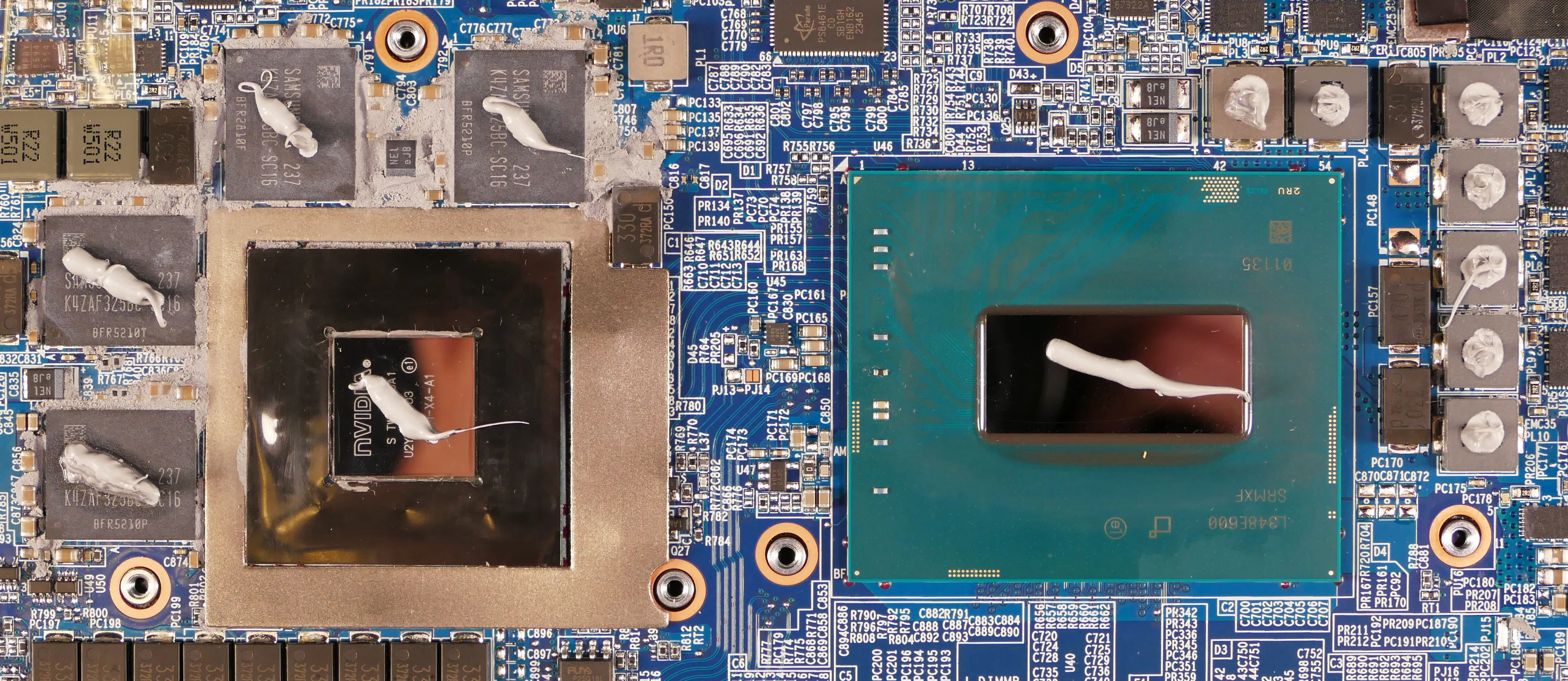 Thermal paste application