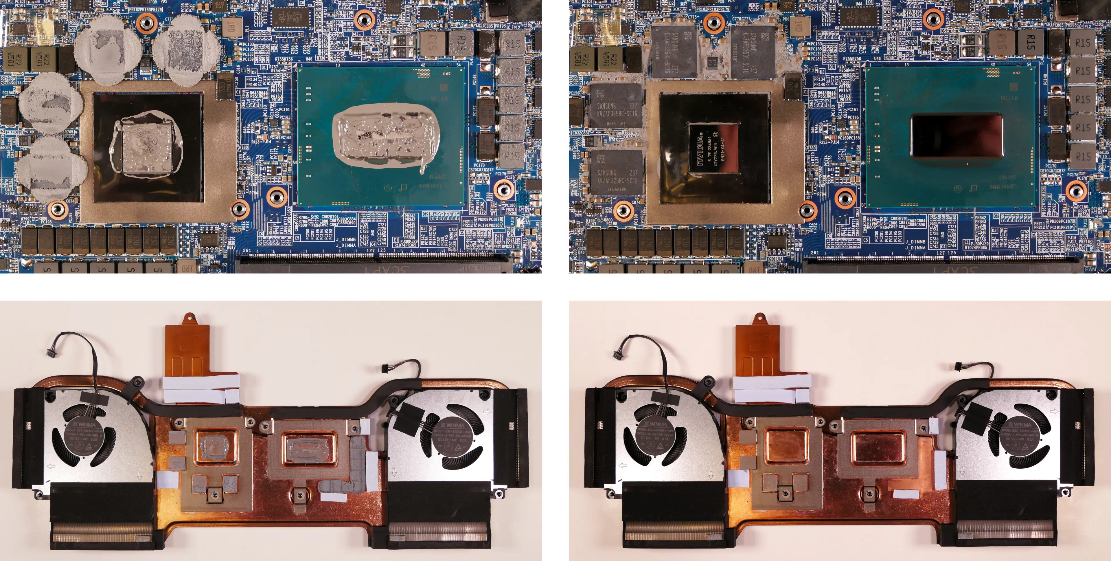Thermal paste removal