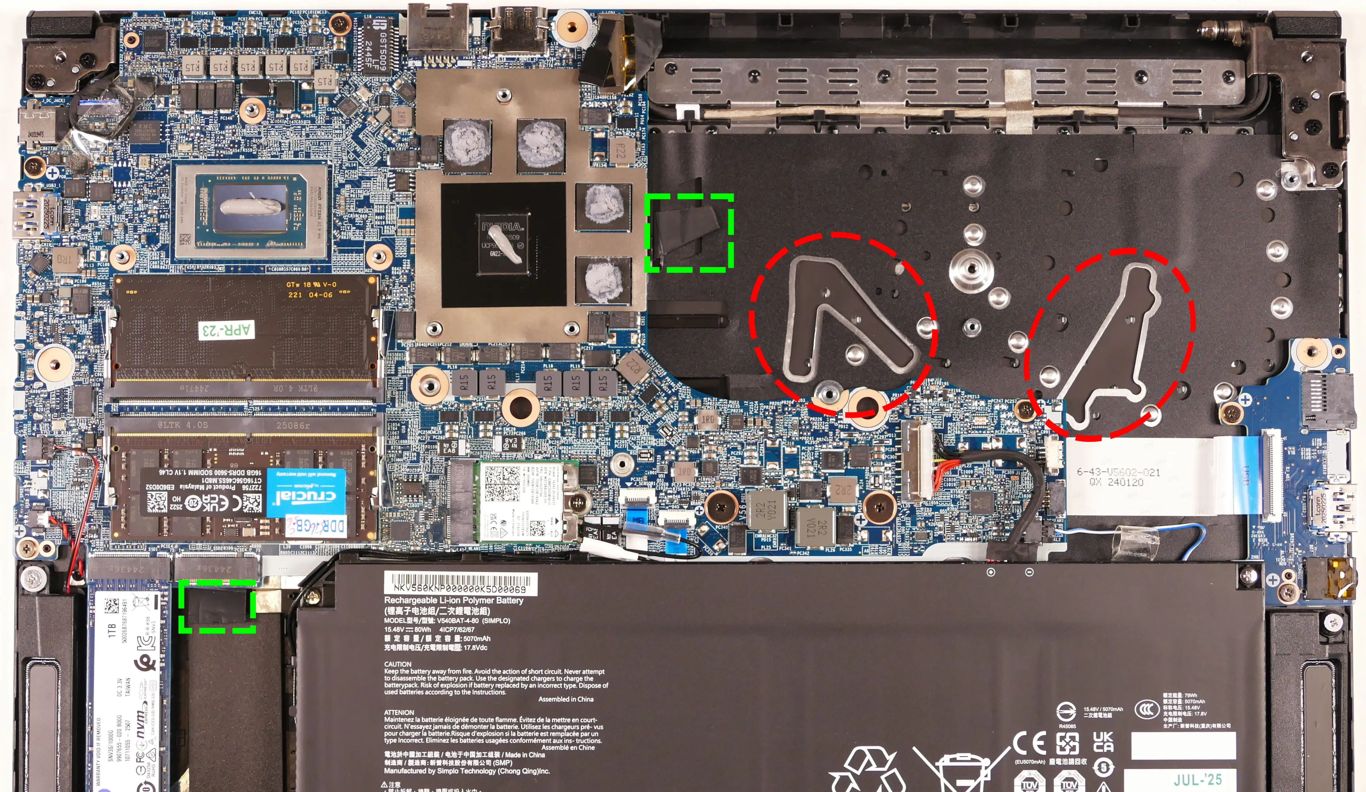 Keyboard adhesive access points & push point
