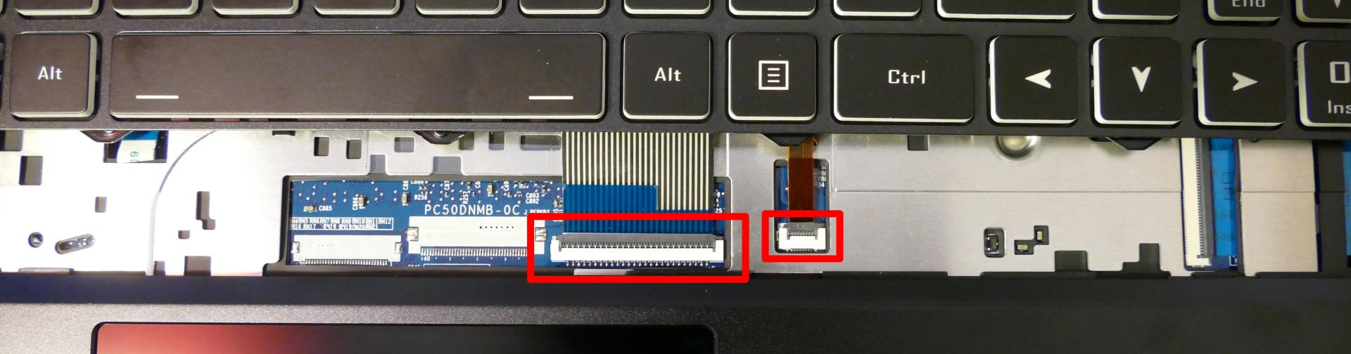 Keyboard connectors