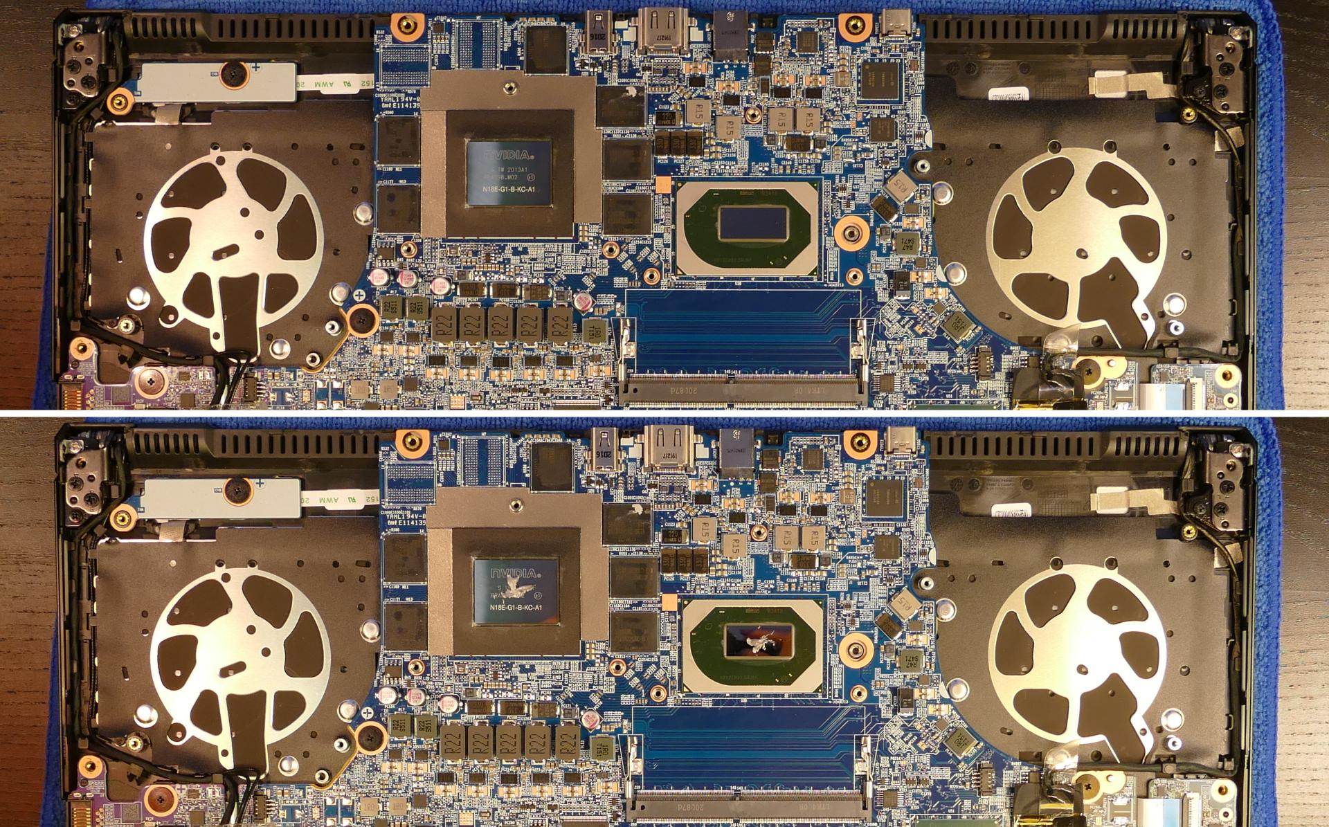 Thermal paste application