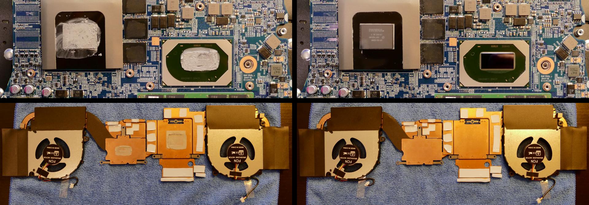 Thermal paste removal