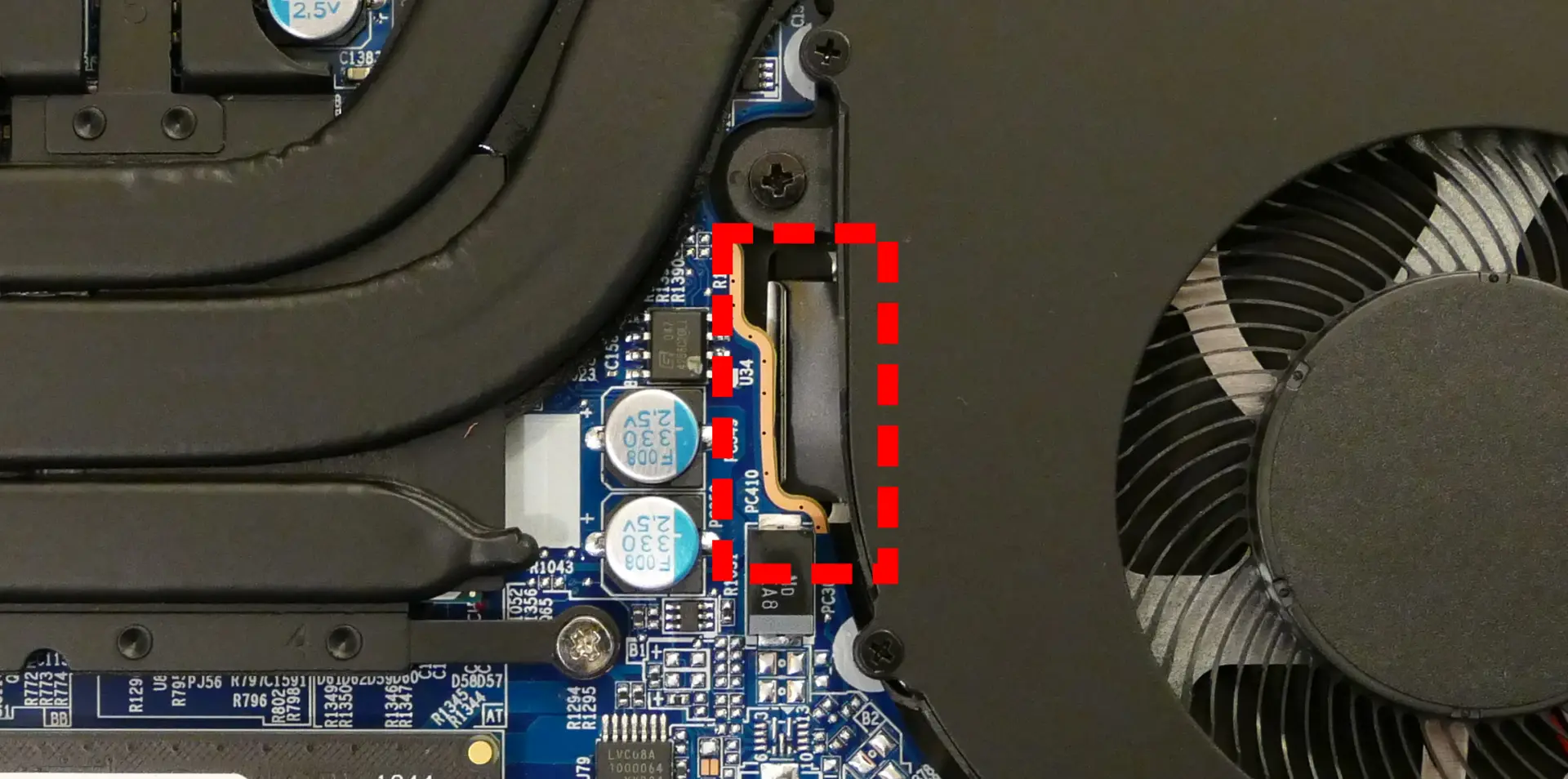 Keyboard adhesive access point