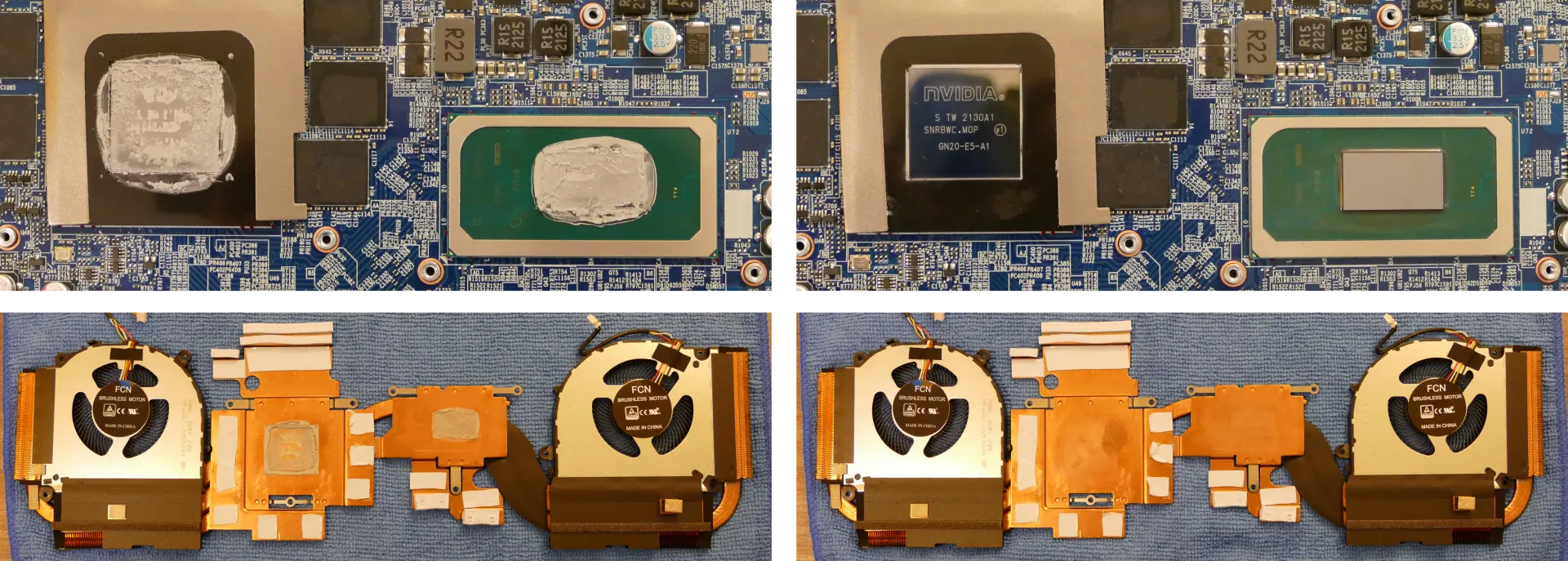 Thermal paste removal