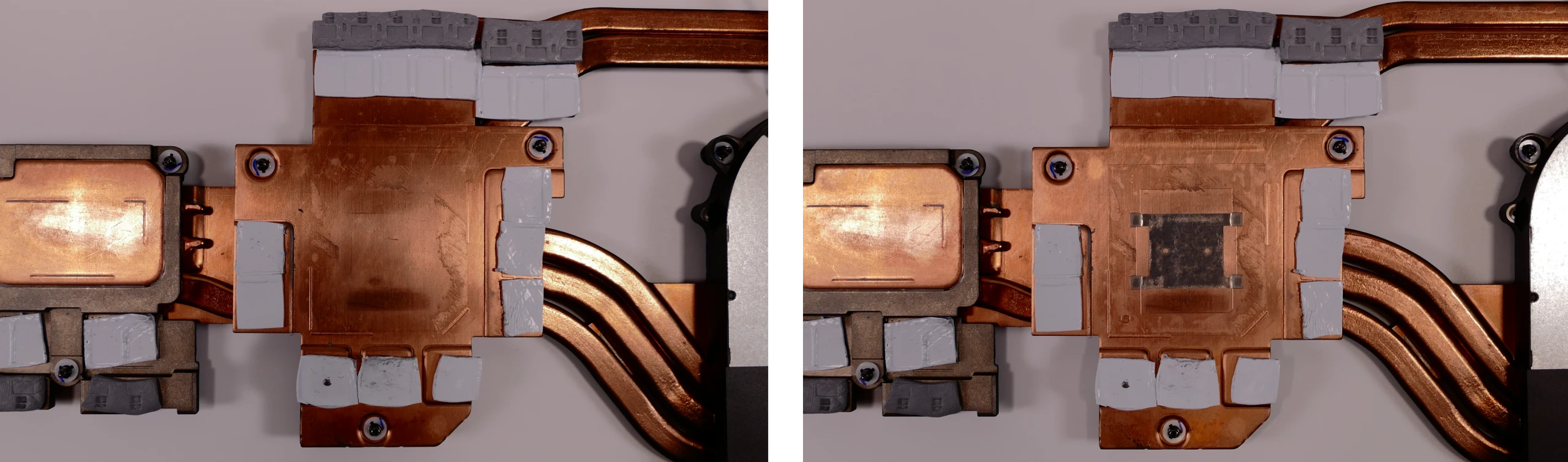 CPU heat-conductive metal application