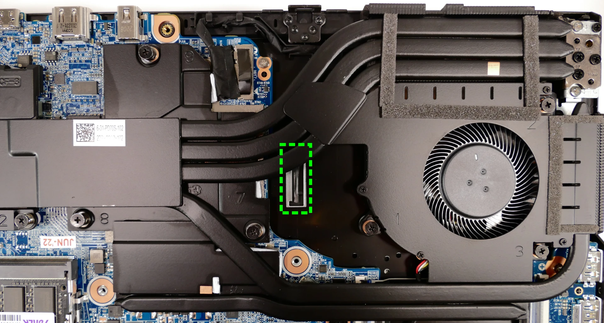 Keyboard adhesive access point