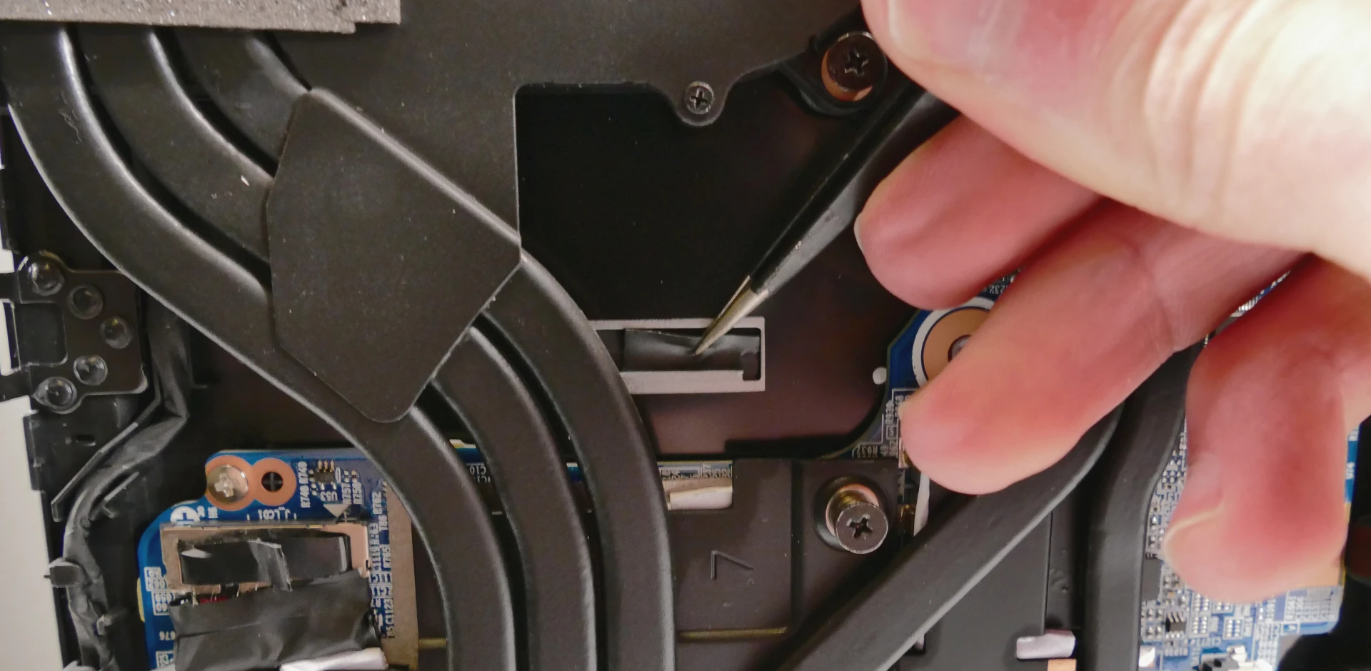 Keyboard adhesive removal