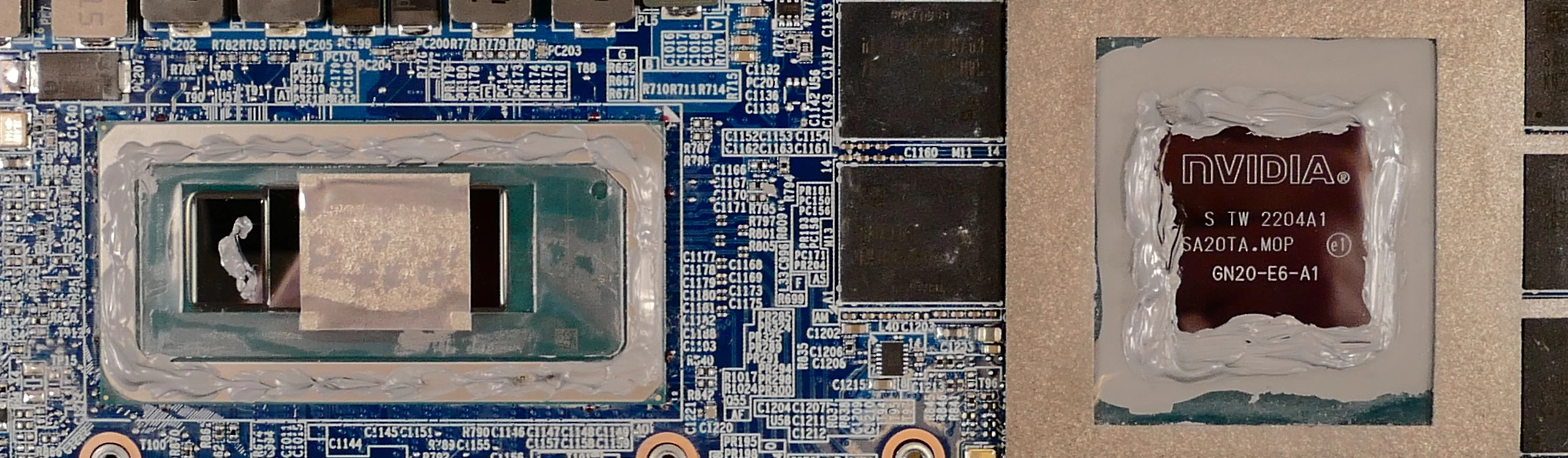 Thermal paste border