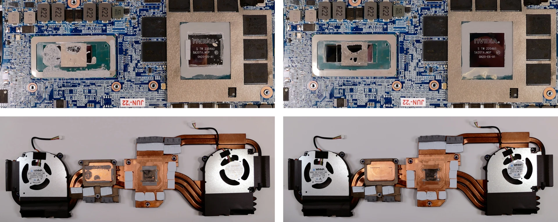 Thermal paste removal