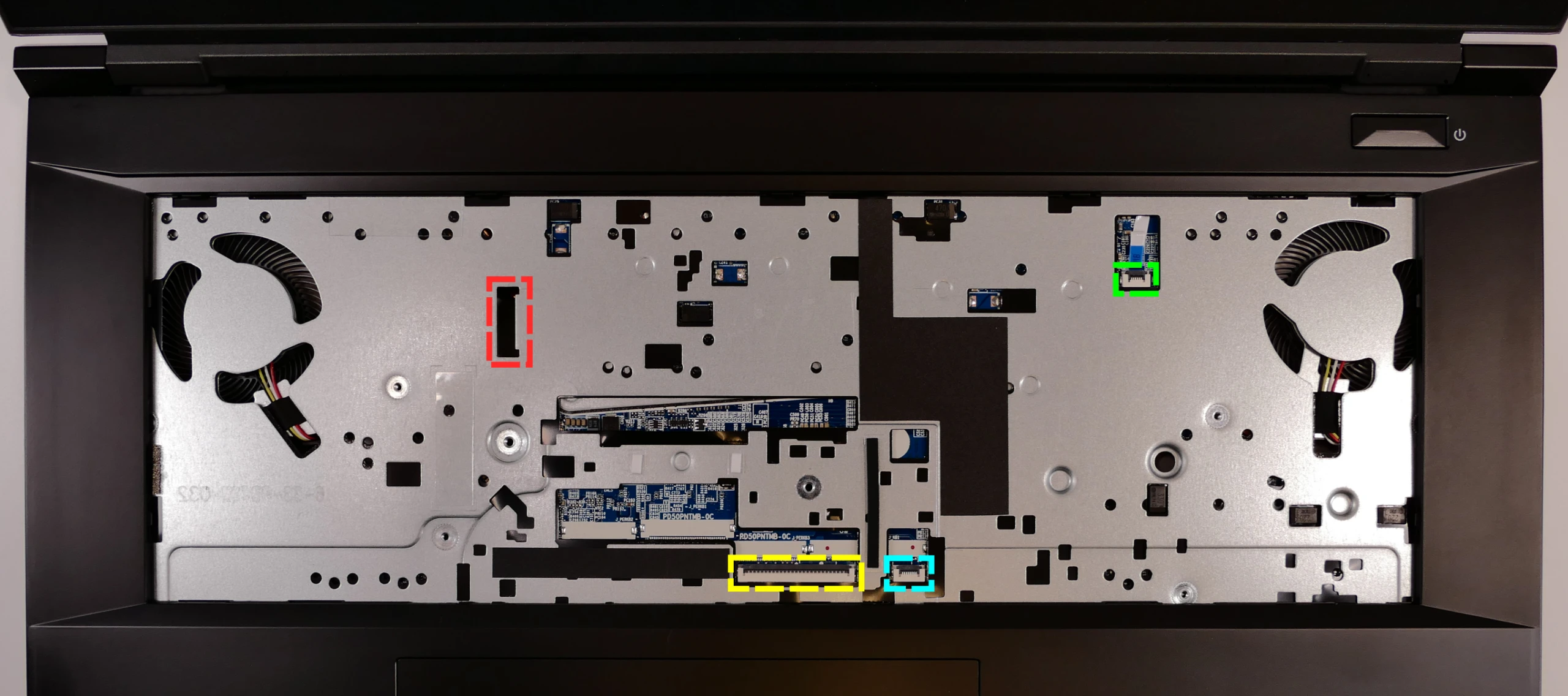 Under-Keyboard Connectors