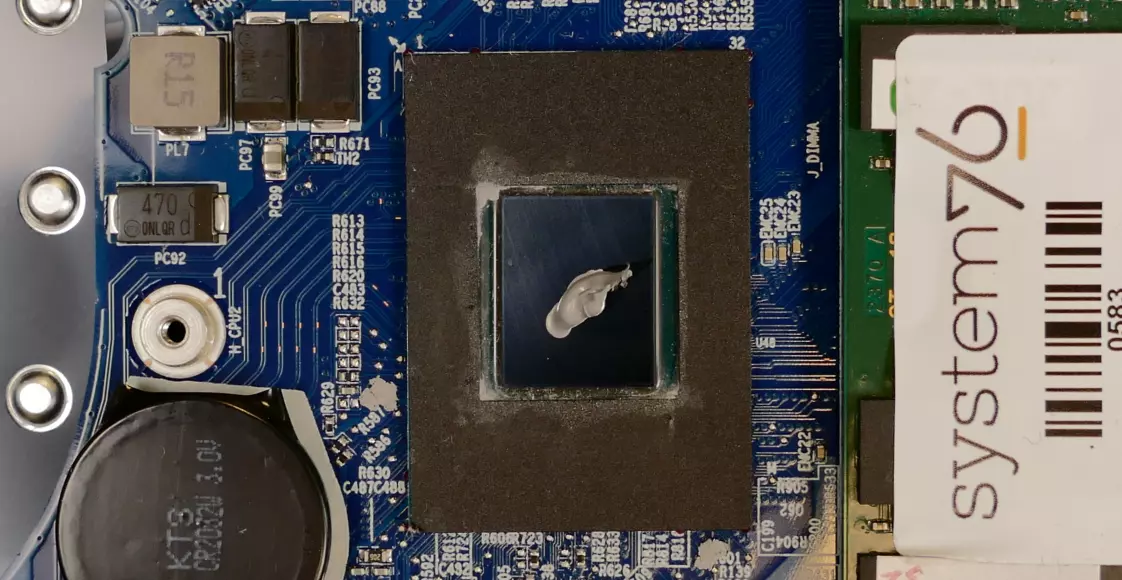 Thermal paste application