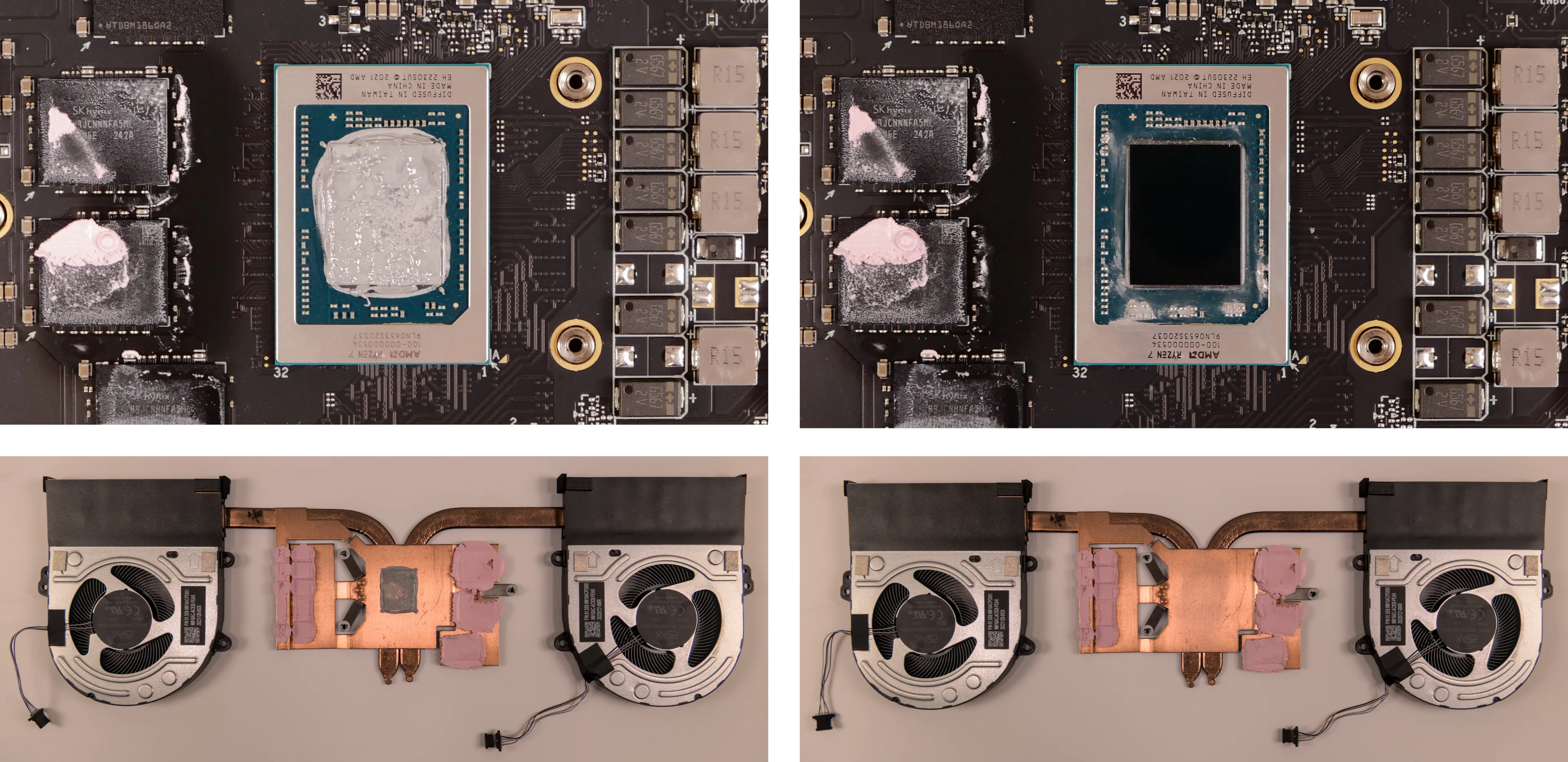 Thermal paste removal