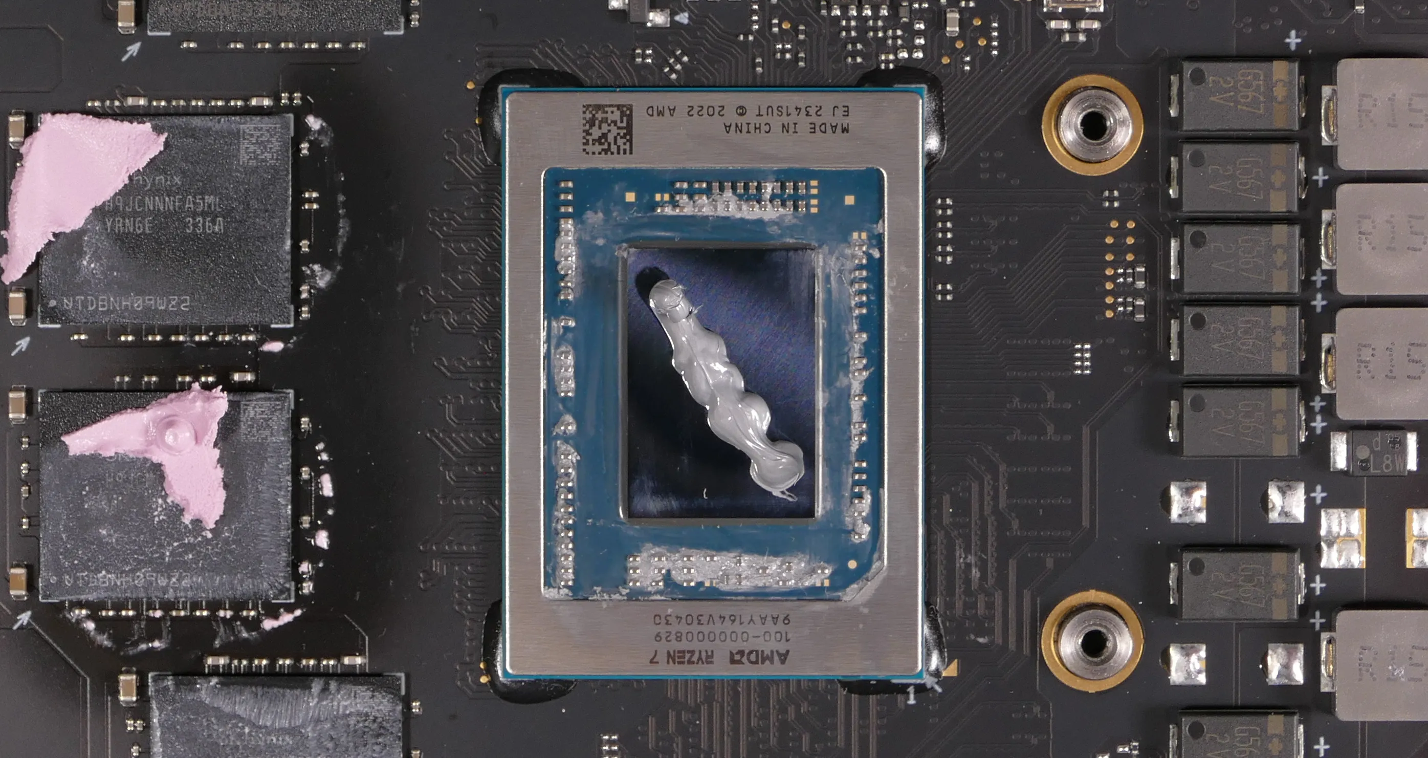 Thermal paste application