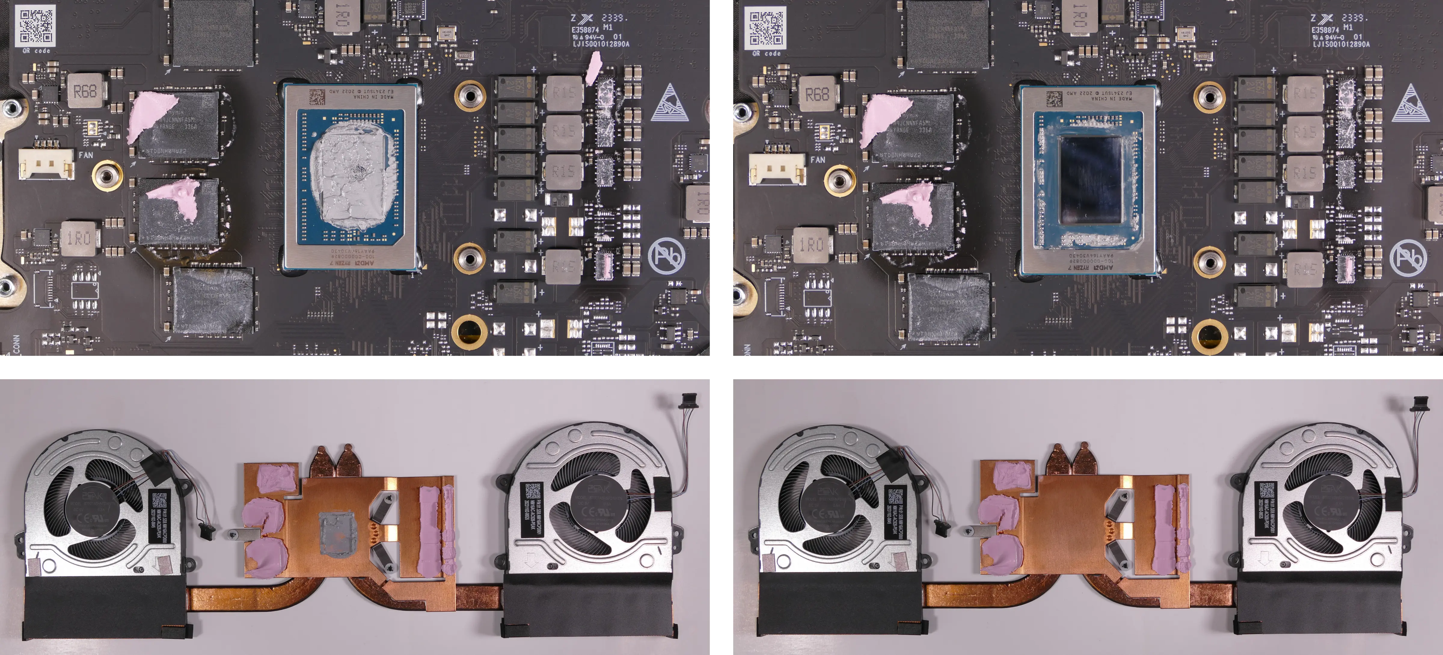 Thermal paste removal