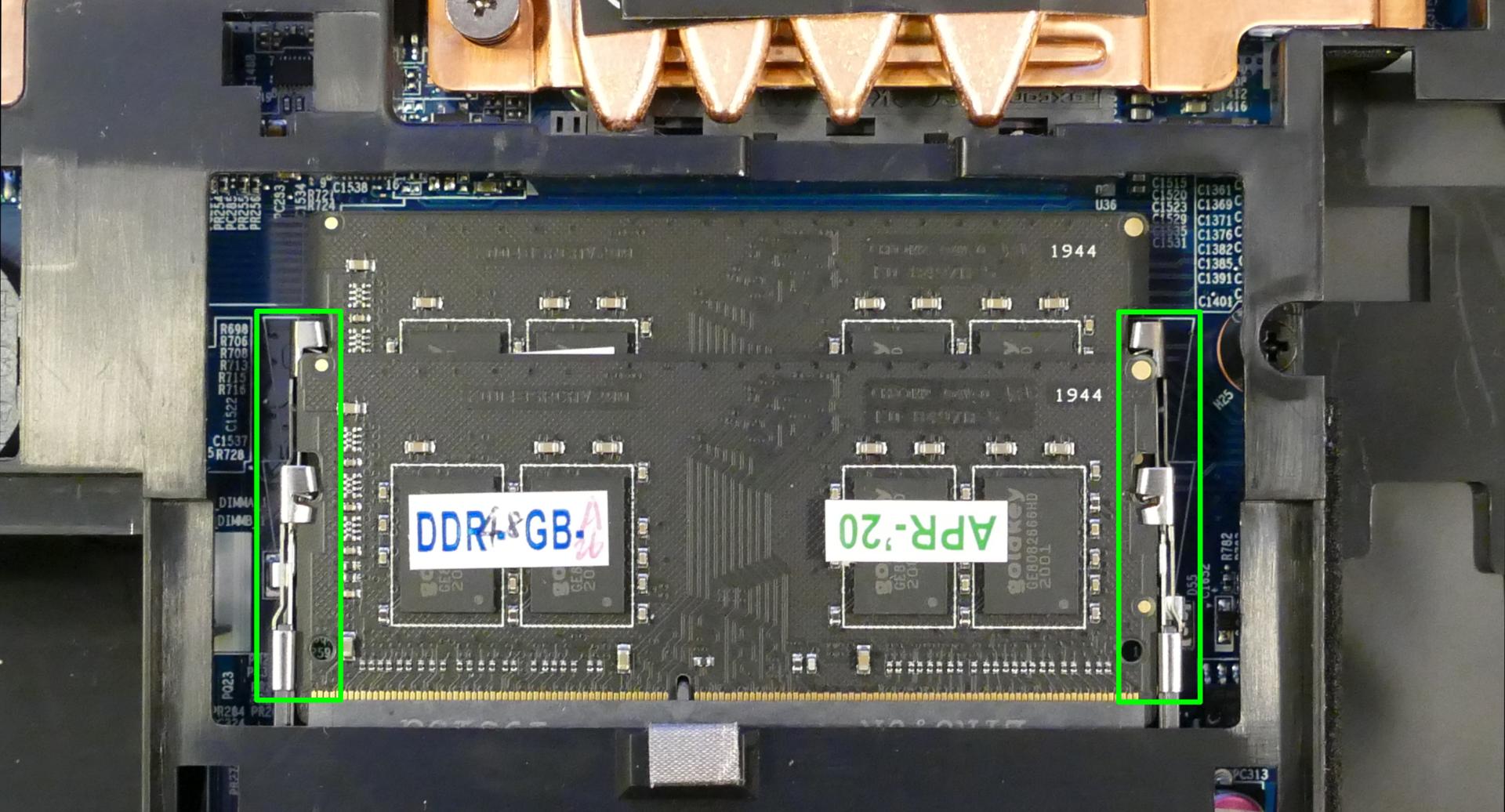 RAM removal