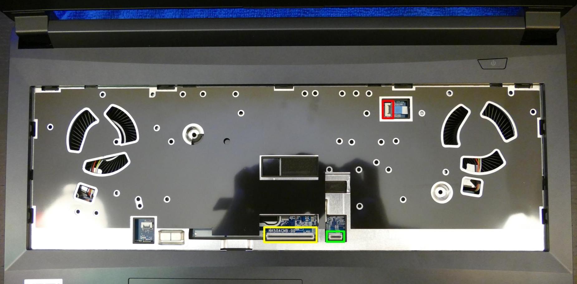 Under-Keyboard Connectors