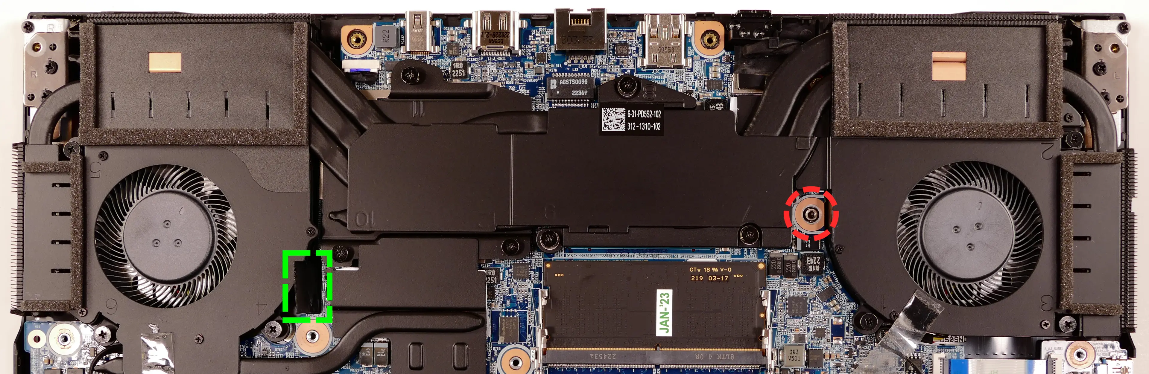 Keyboard adhesive & push point