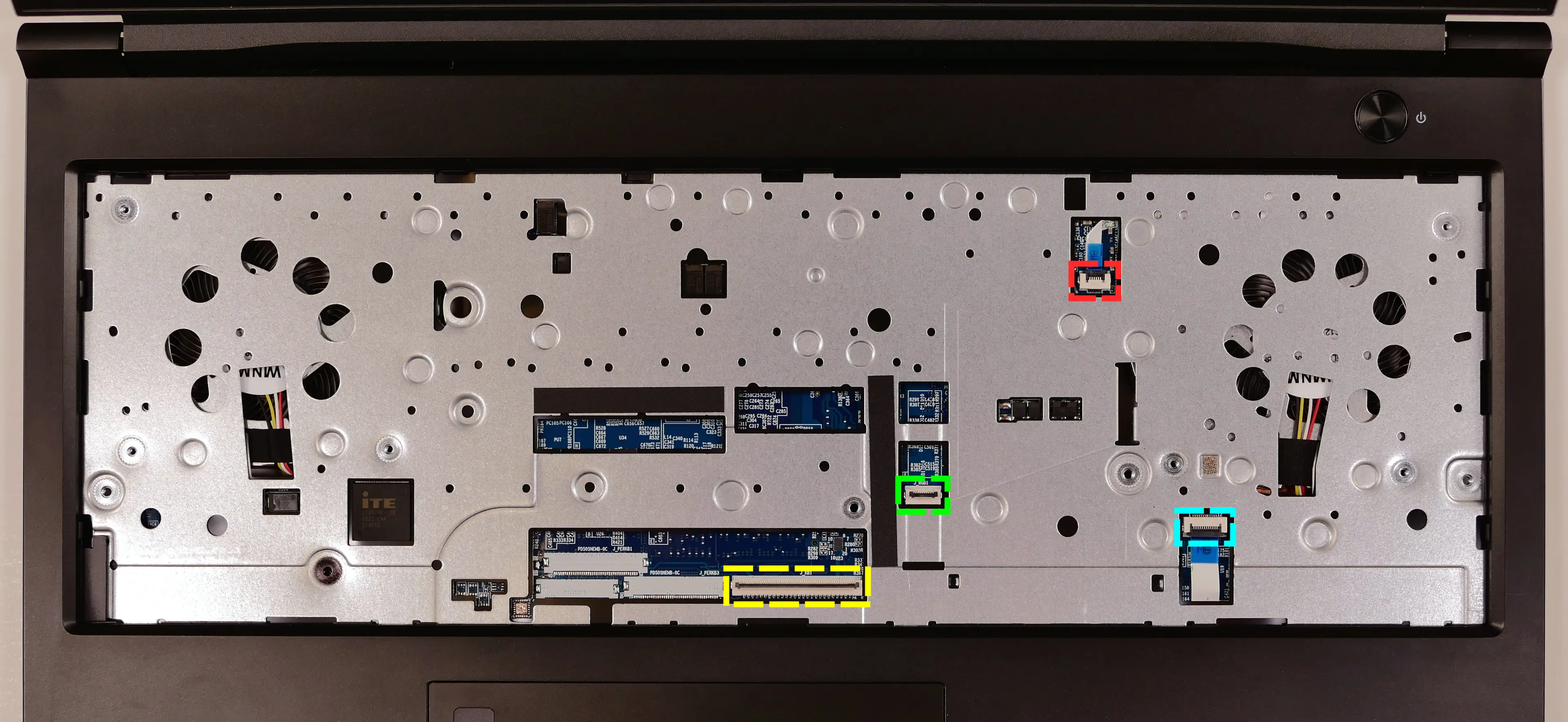 Under-Keyboard Connectors
