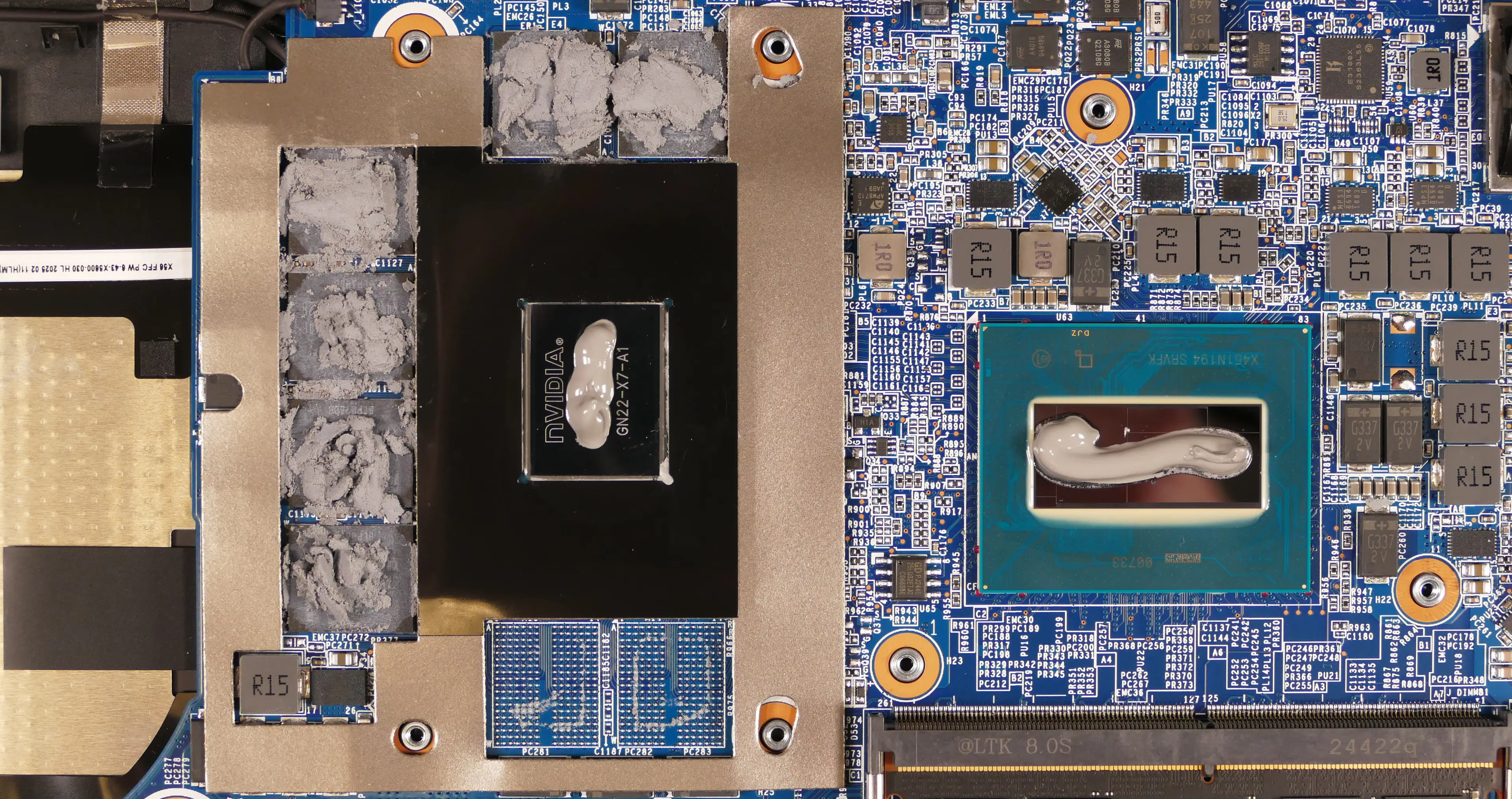 Thermal paste application