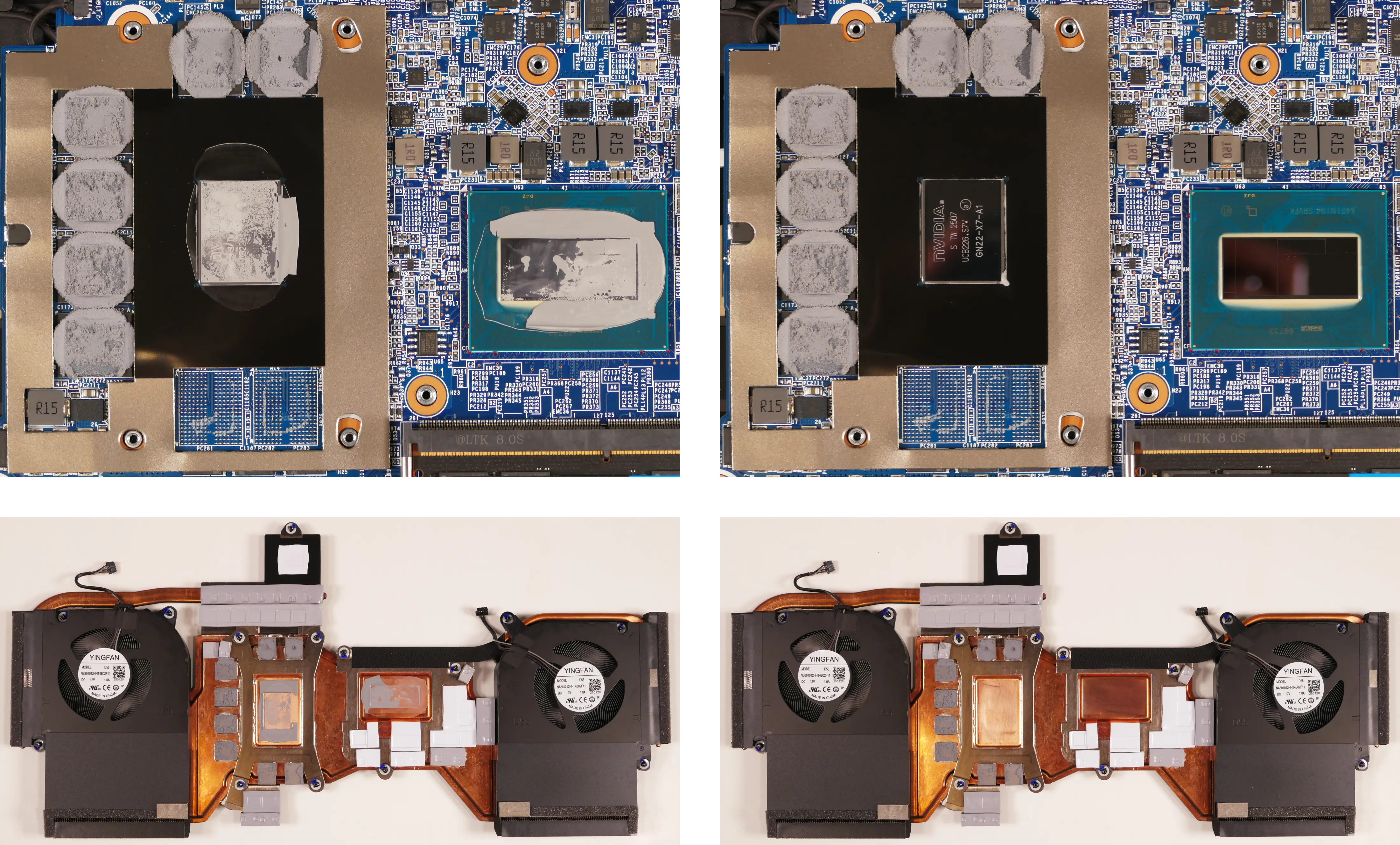 Thermal paste removal