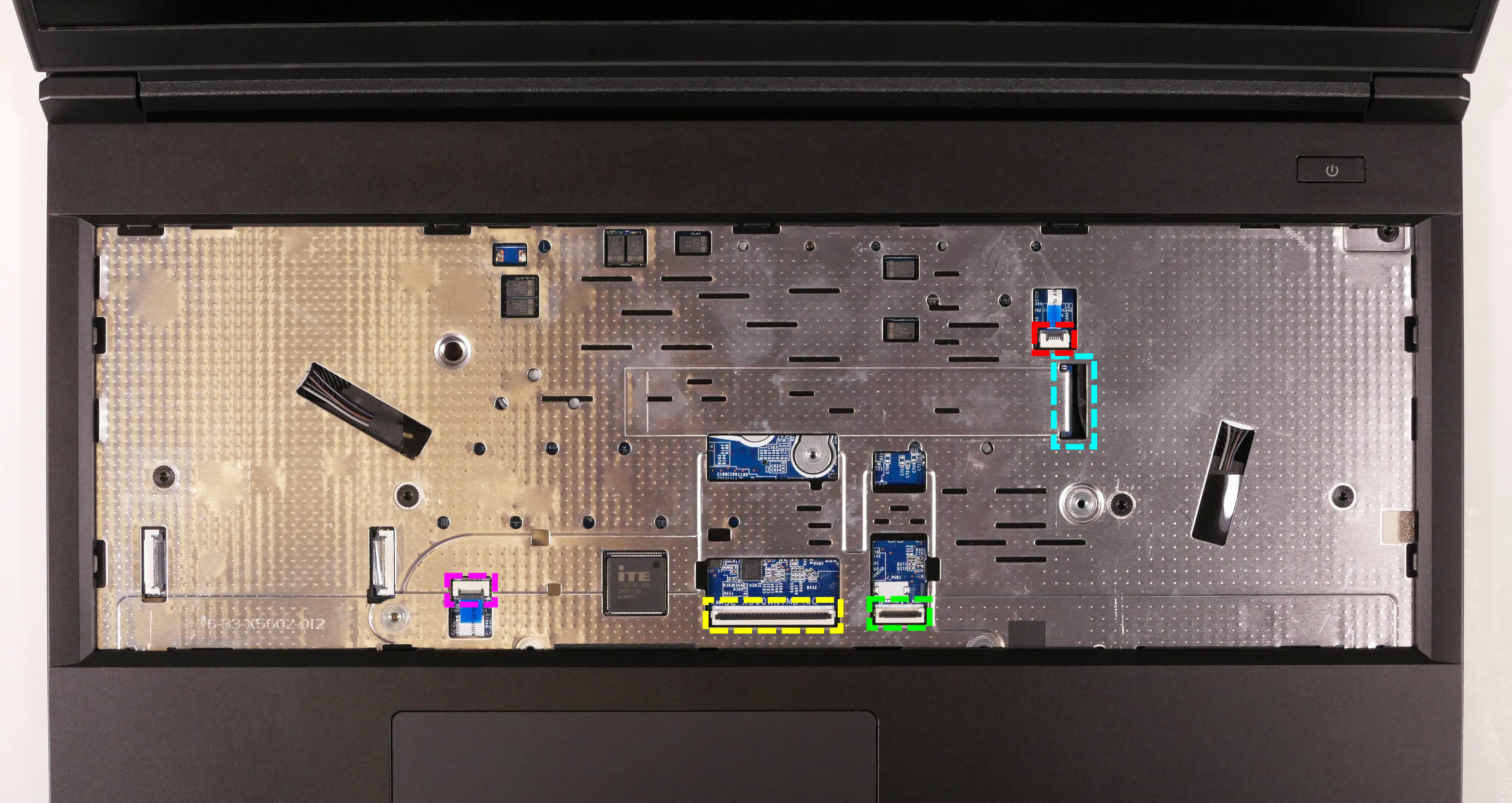 Under-Keyboard Connectors