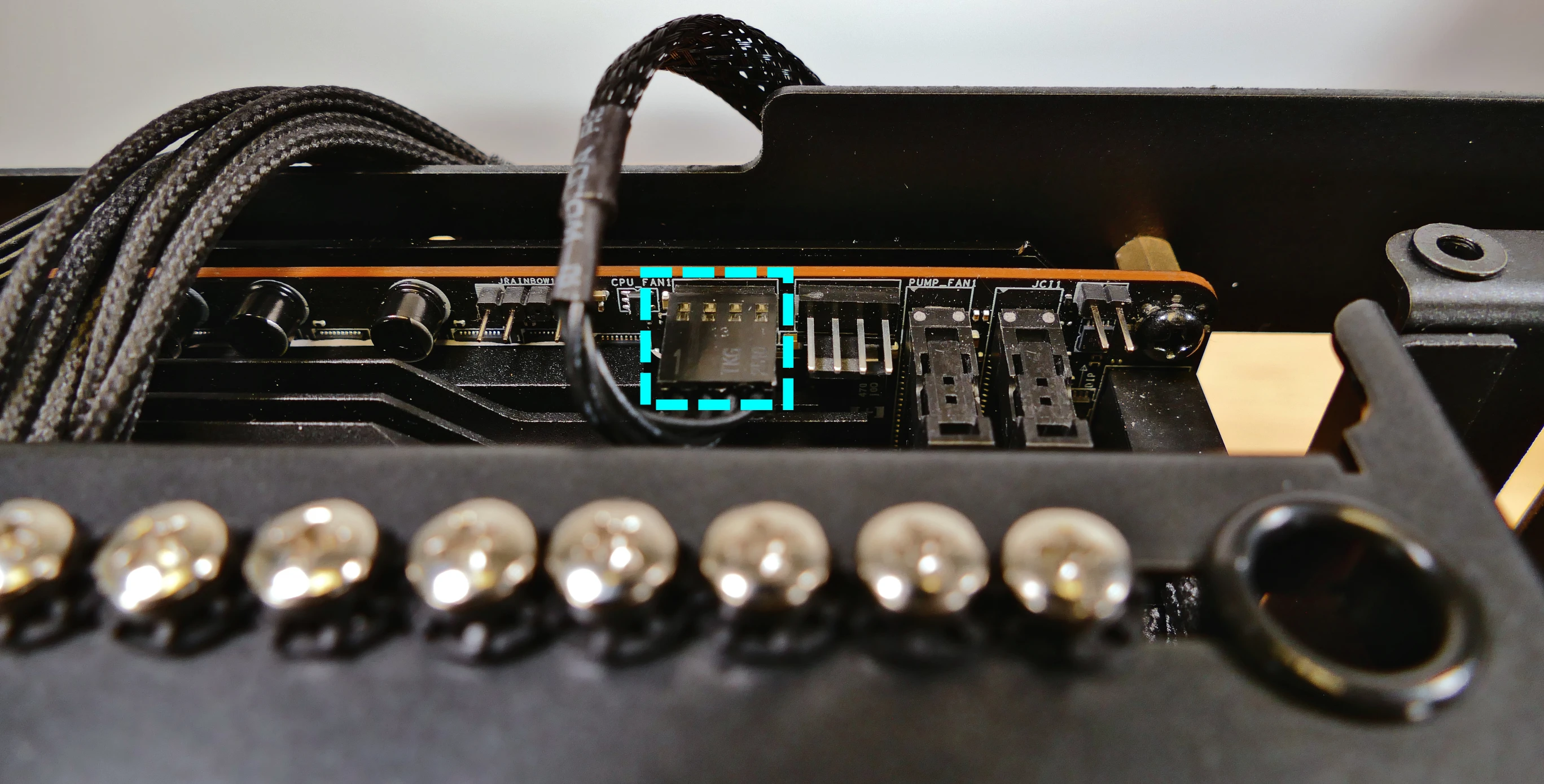 CPU fan header on motherboard
